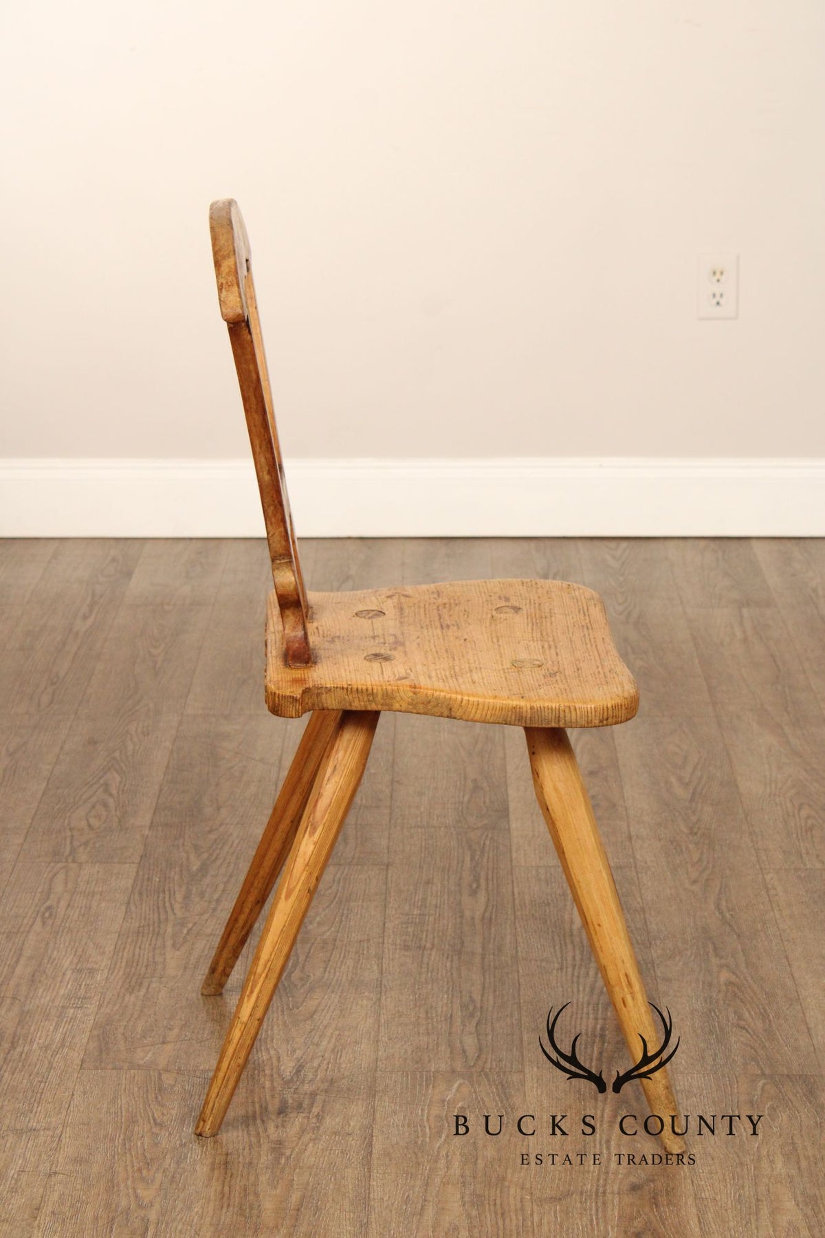 Antique Rustic European Windsor Chair
