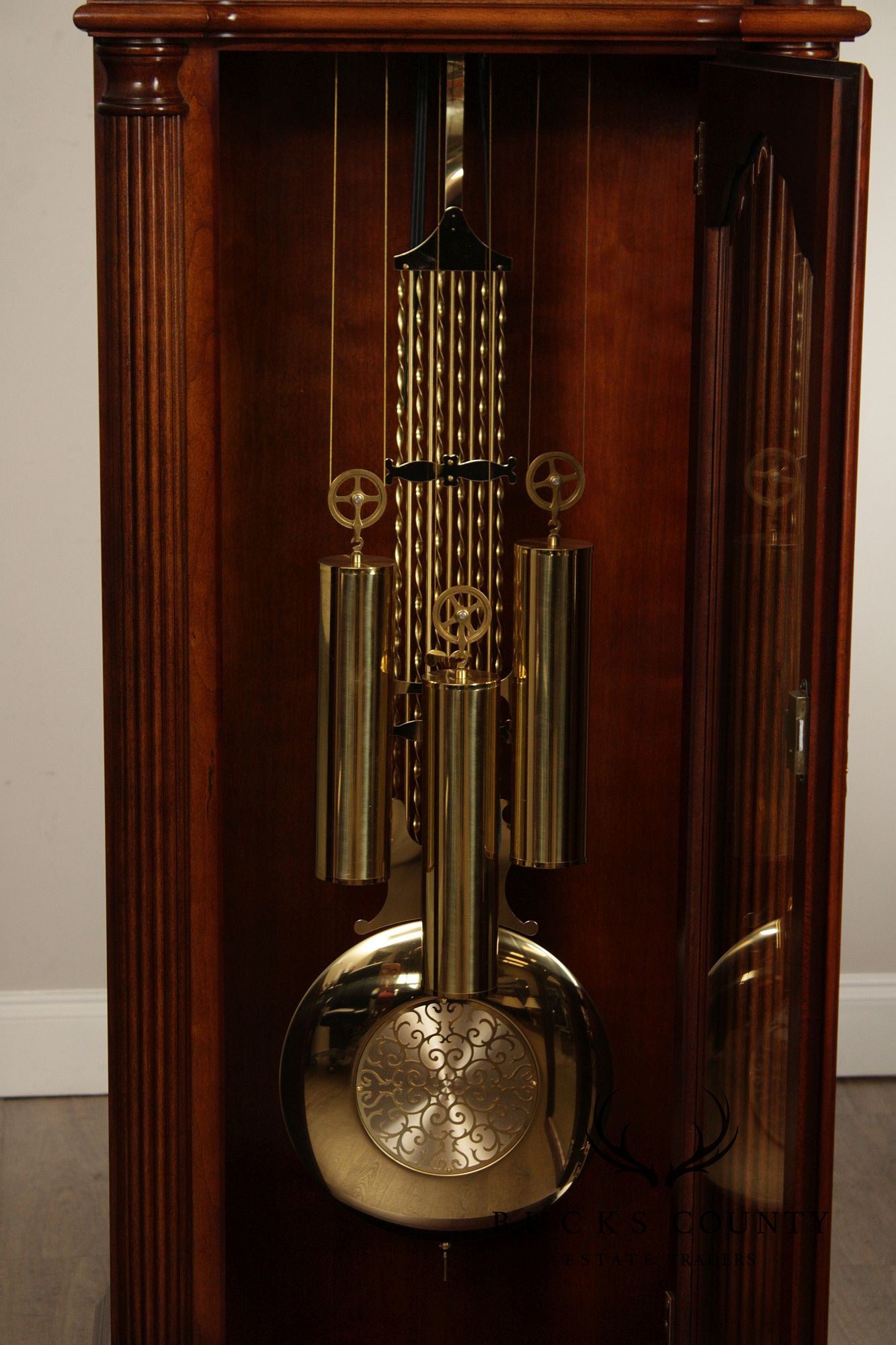 Sligh Georgian Style Mahogany 'Wilton' Grandfather Clock