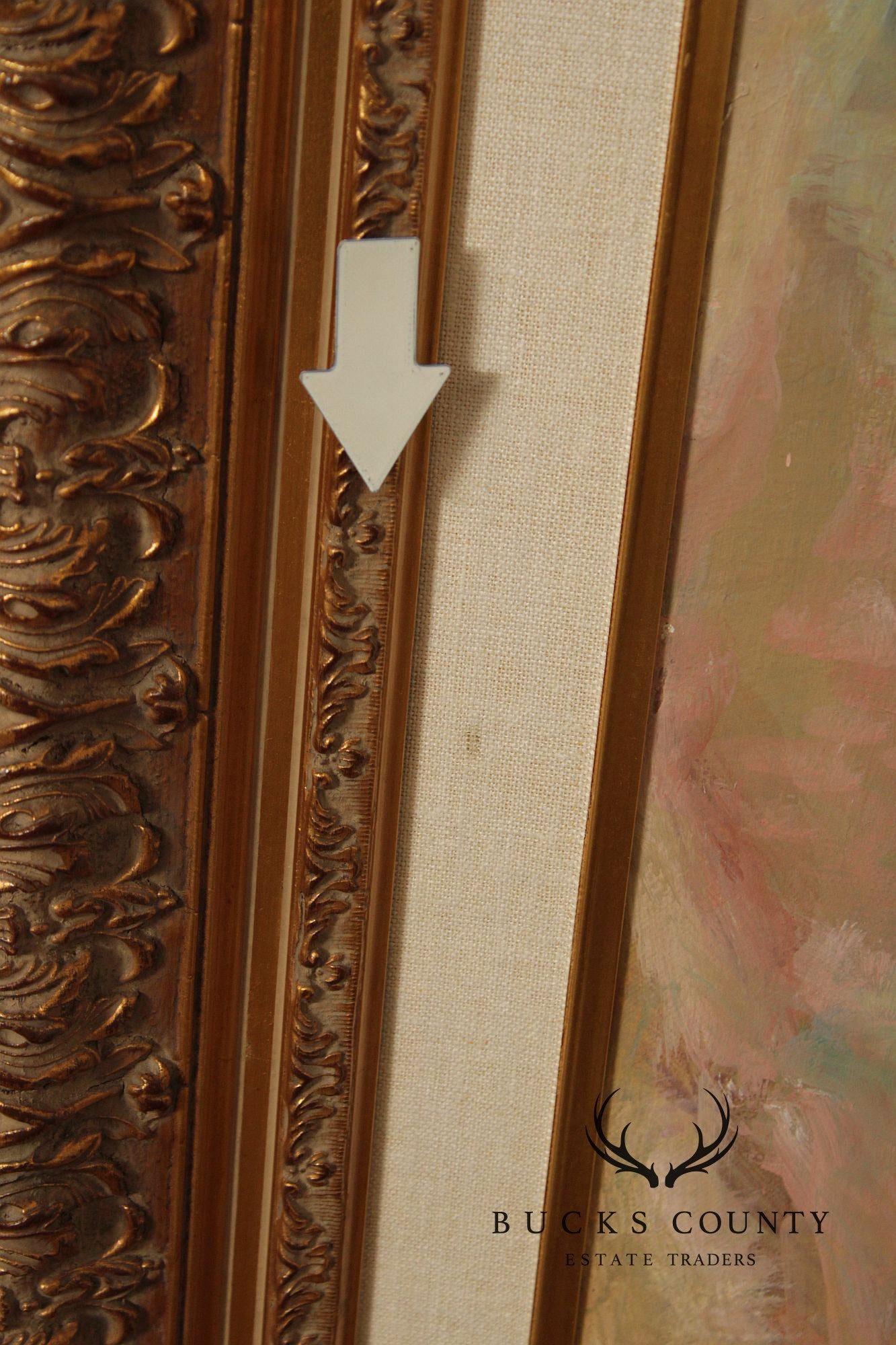 Wallace Bassford Impressionist Style Oil Painting, 'Regalia'