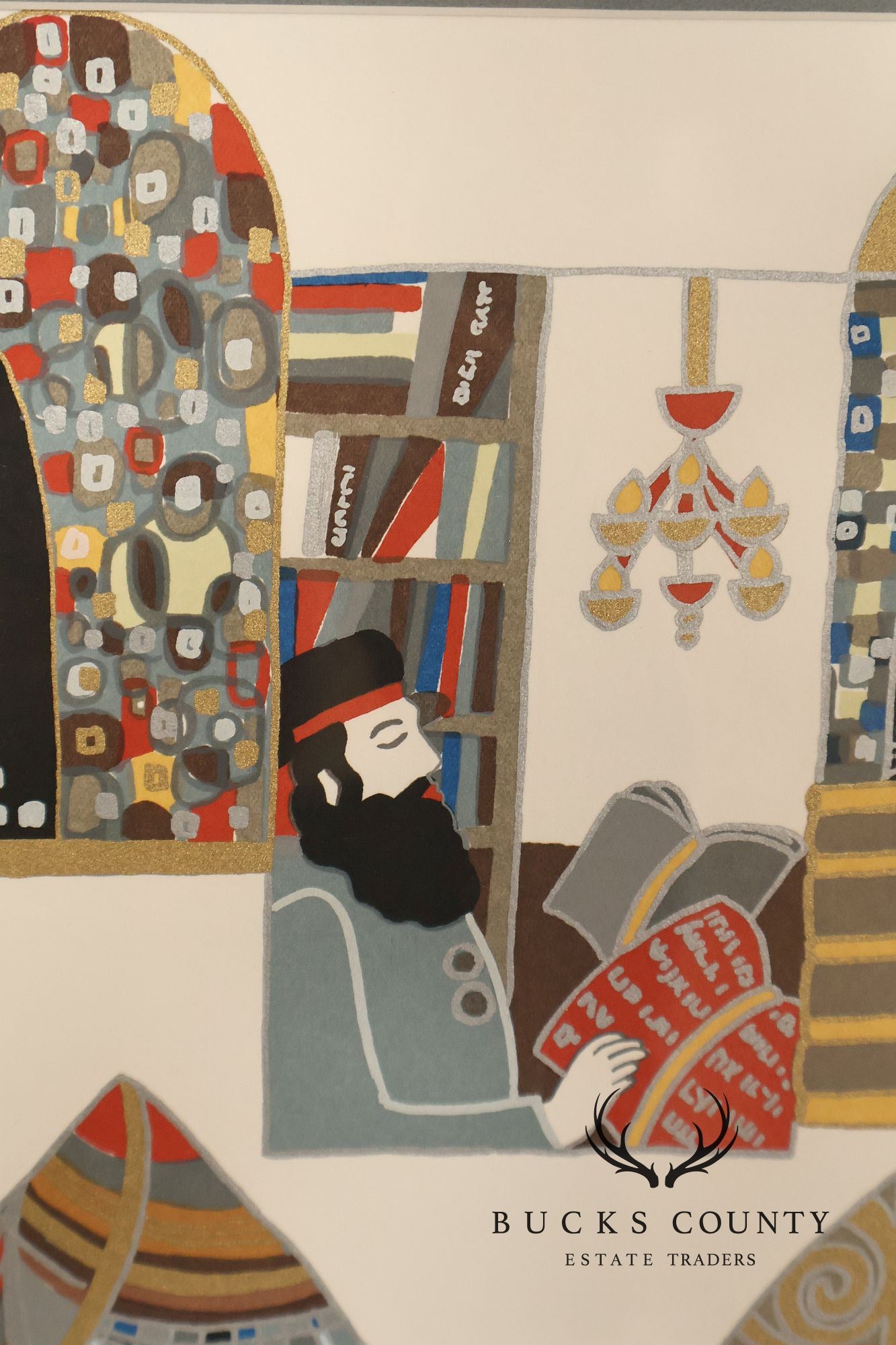 Ilan Hasson Post War Limited Edition Print, 'Waiting for Messiah'