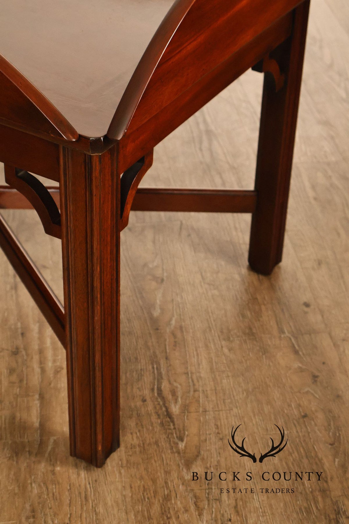Chippendale Style Mahogany Butler's Tray Coffee Table