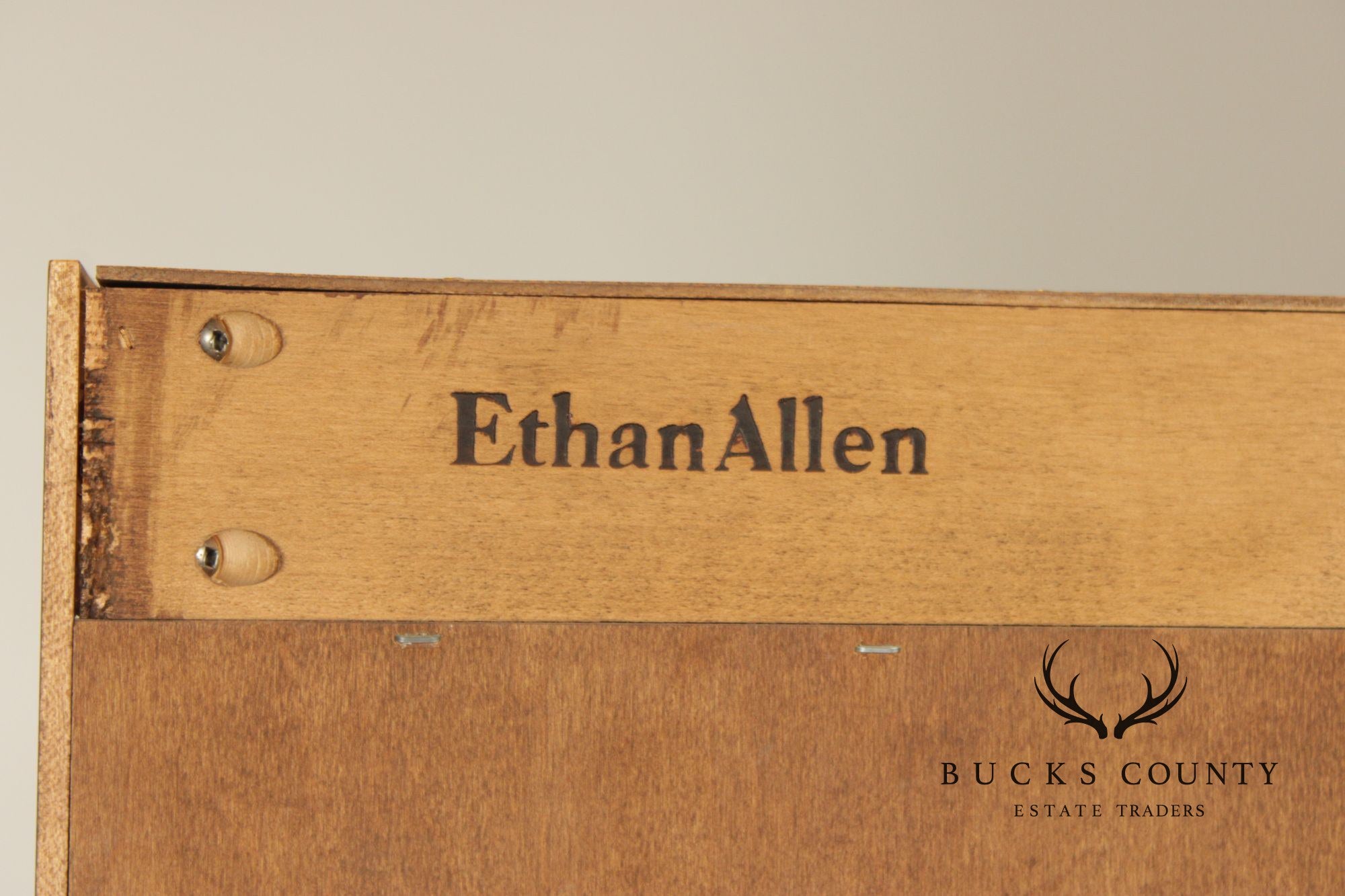 Ethan Allen 1776 Collection Traditional Maple Bookcase