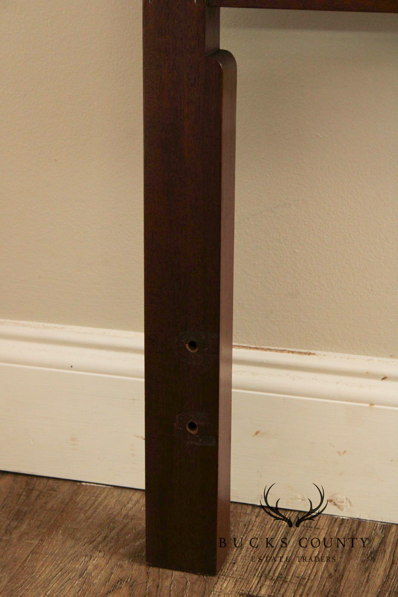 Henredon Regency Style Vintage Pair of Mahogany Twin Headboards
