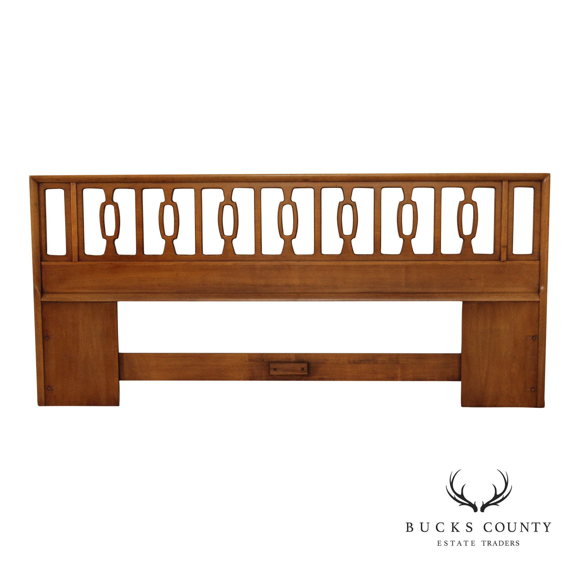 Drexel 'Meridian' King Size Walnut Headboard