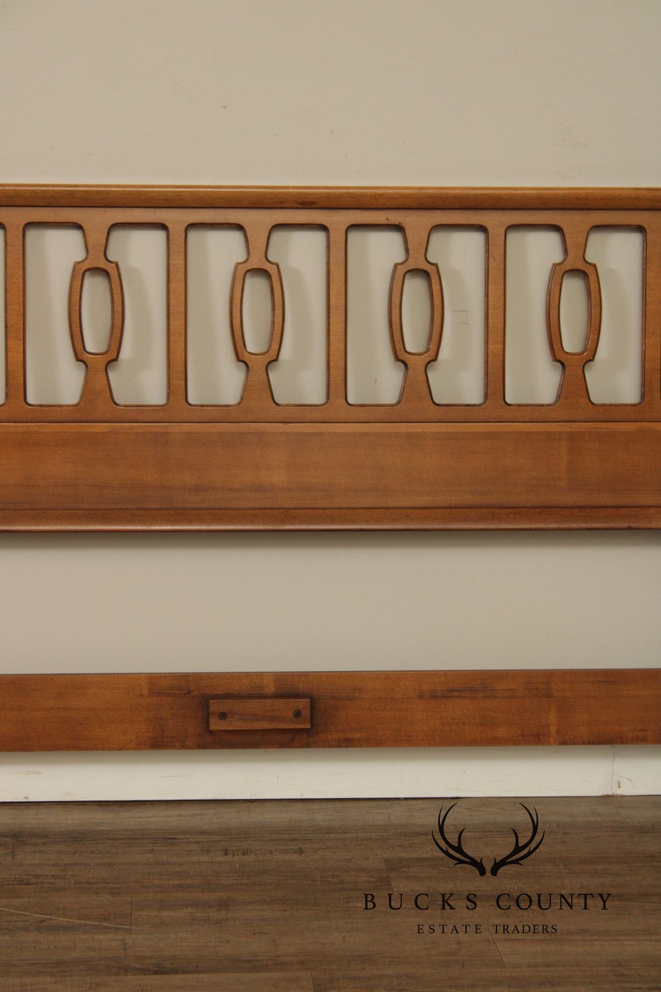 Drexel 'Meridian' King Size Walnut Headboard