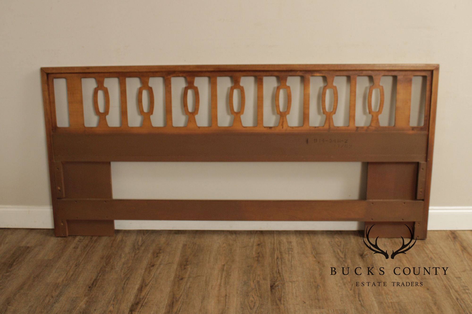 Drexel 'Meridian' King Size Walnut Headboard