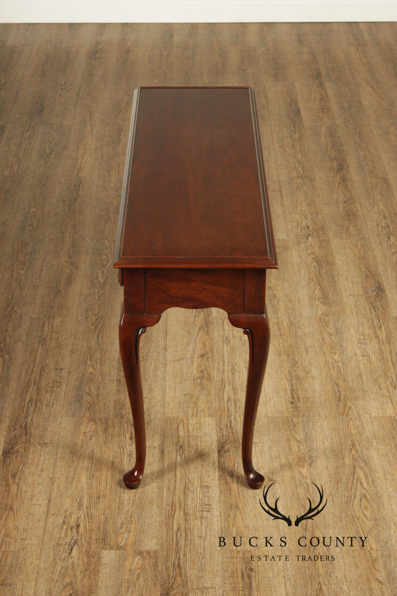 Drexel Heritage Queen Ann Style Vintage Cherry Sofa Table