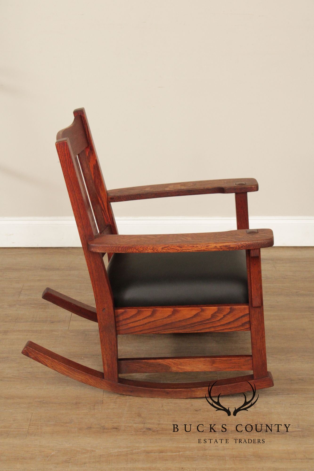 Mission Style Antique Oak Rocking Chair