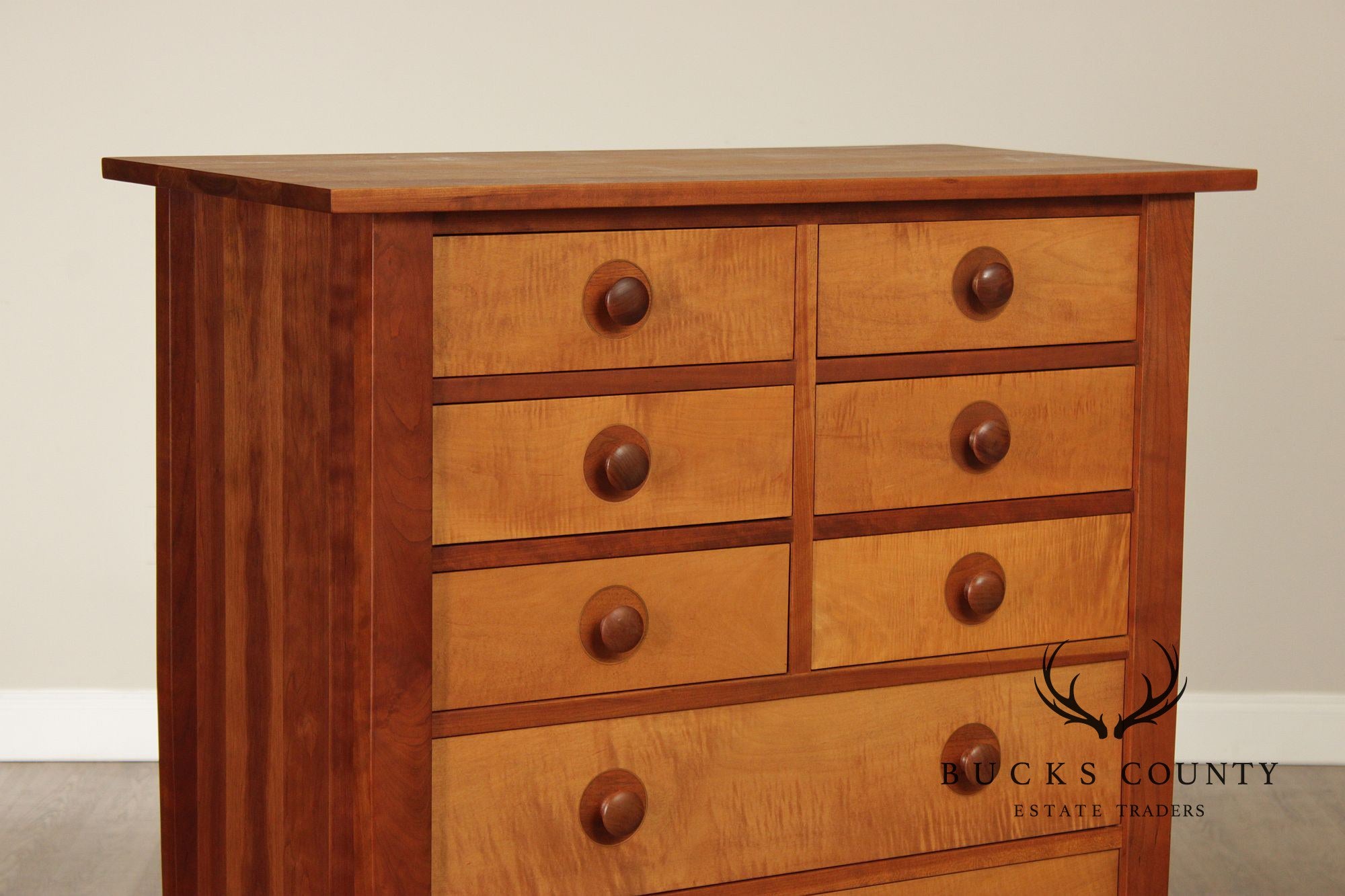 Stickley Harvey Ellis Nine-Drawer Cherry Tall Chest
