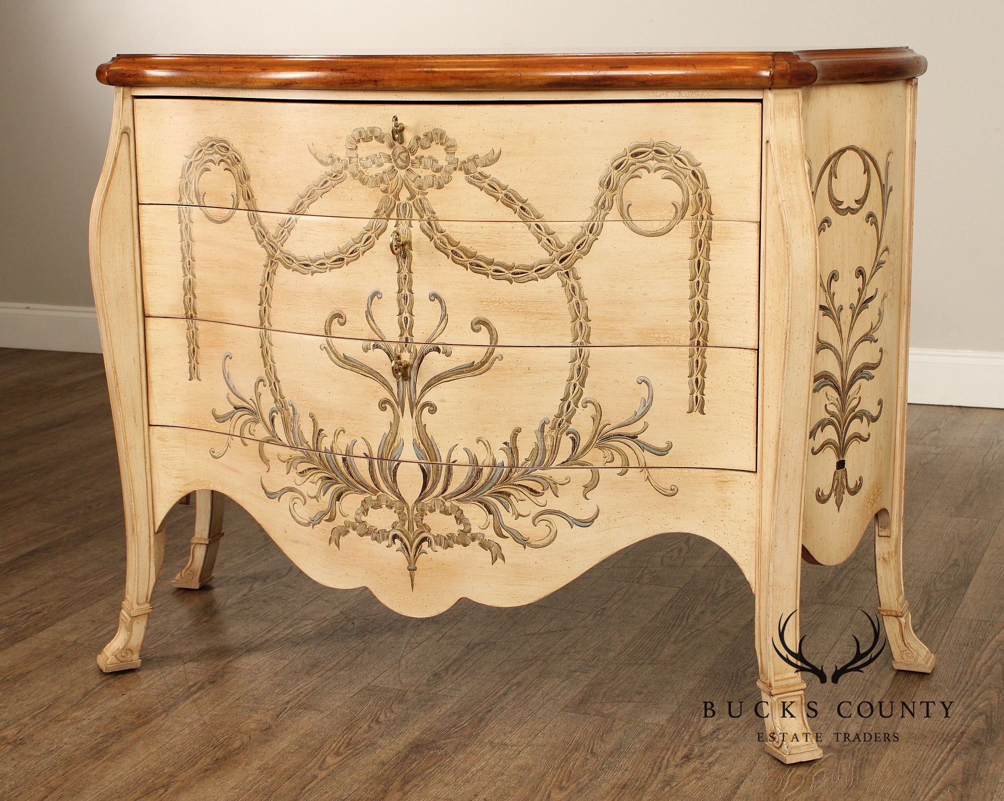 Ferguson Copeland 'Isabella' Paint Decorated Commode