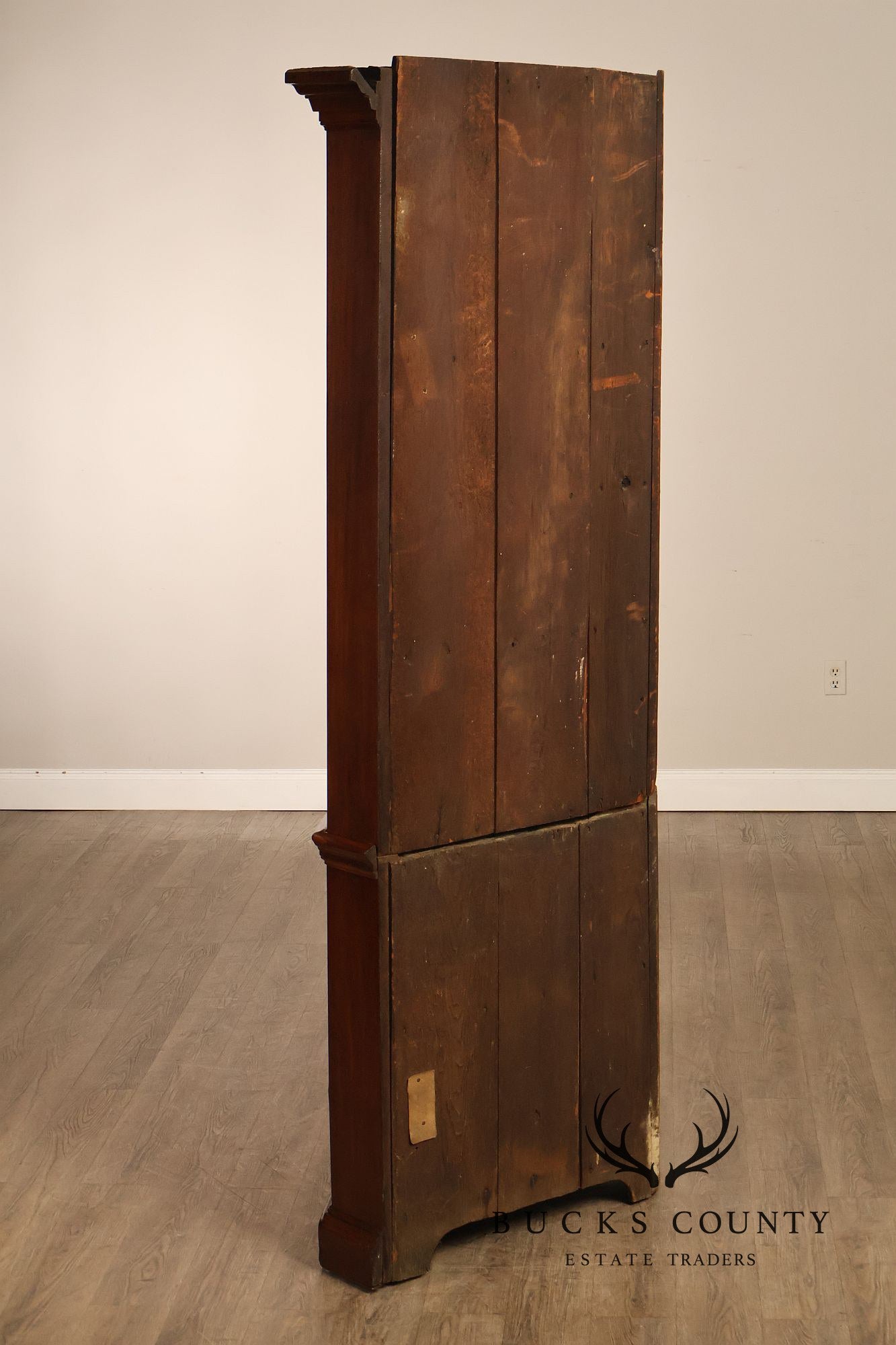 Antique American Walnut Corner Cabinet