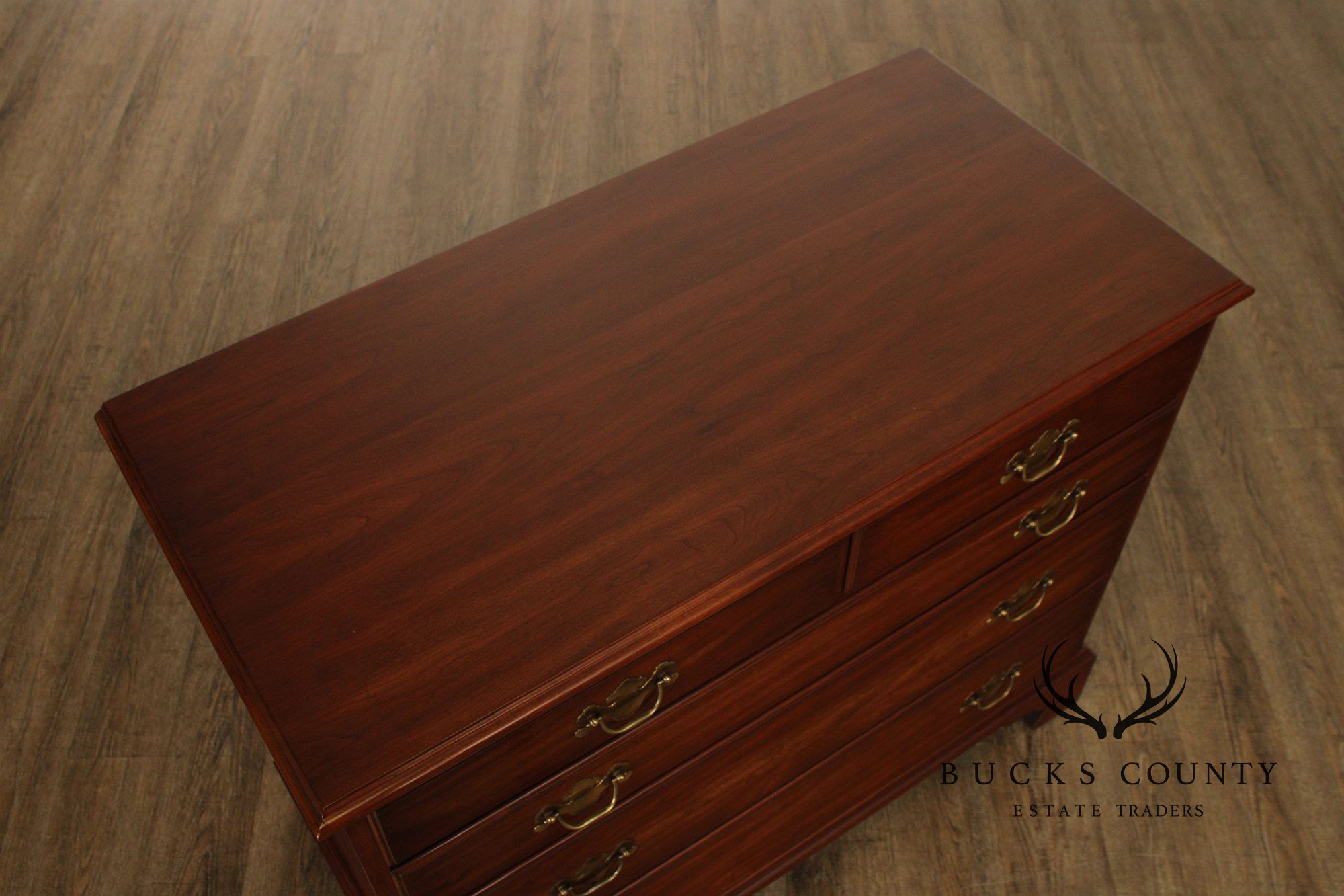 Henkel Harris Chippendale Style Cherry Chest Of Drawers Single dresser