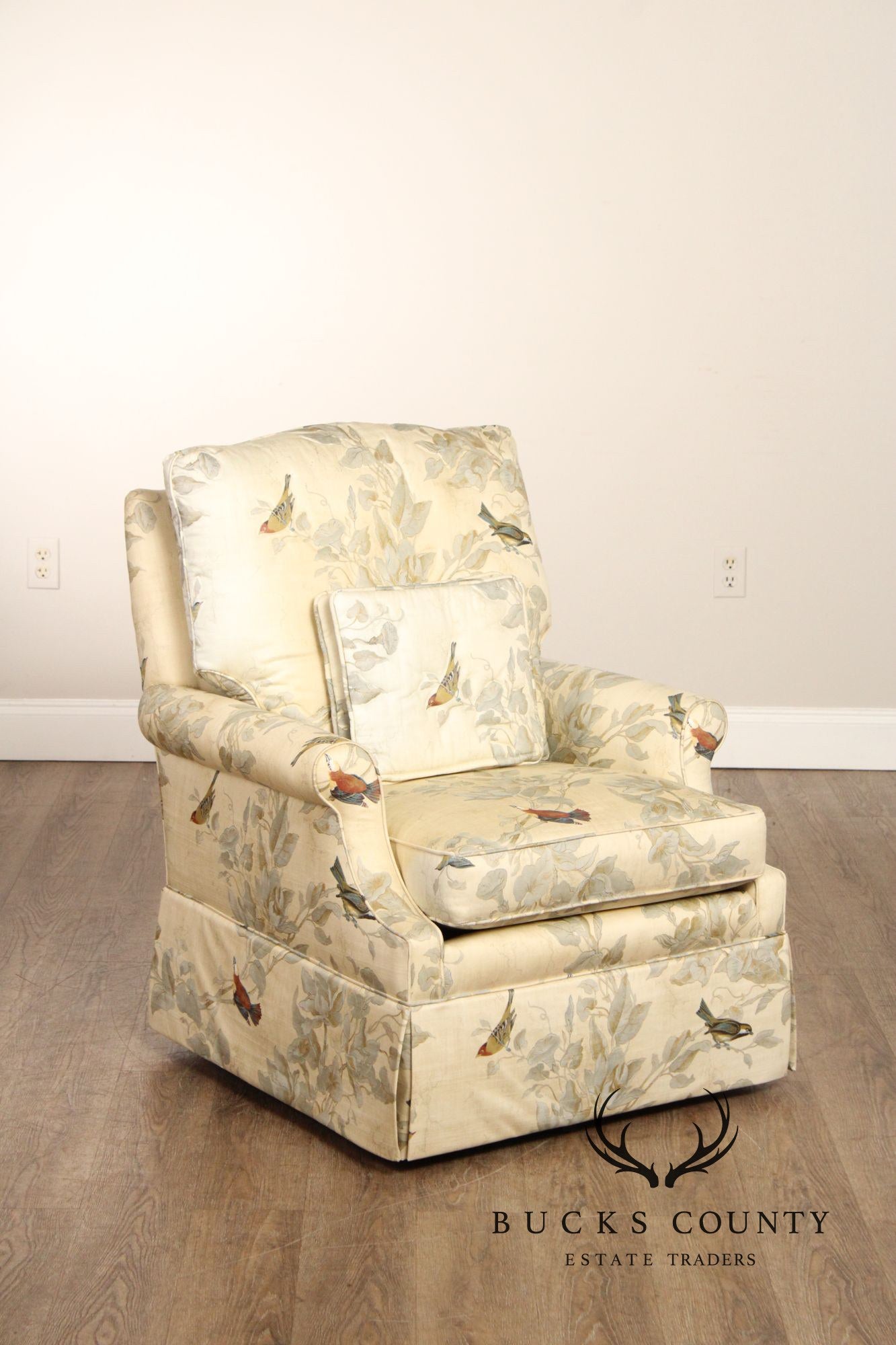 Jessica Charles Custom Upholstered Lounge Rocker