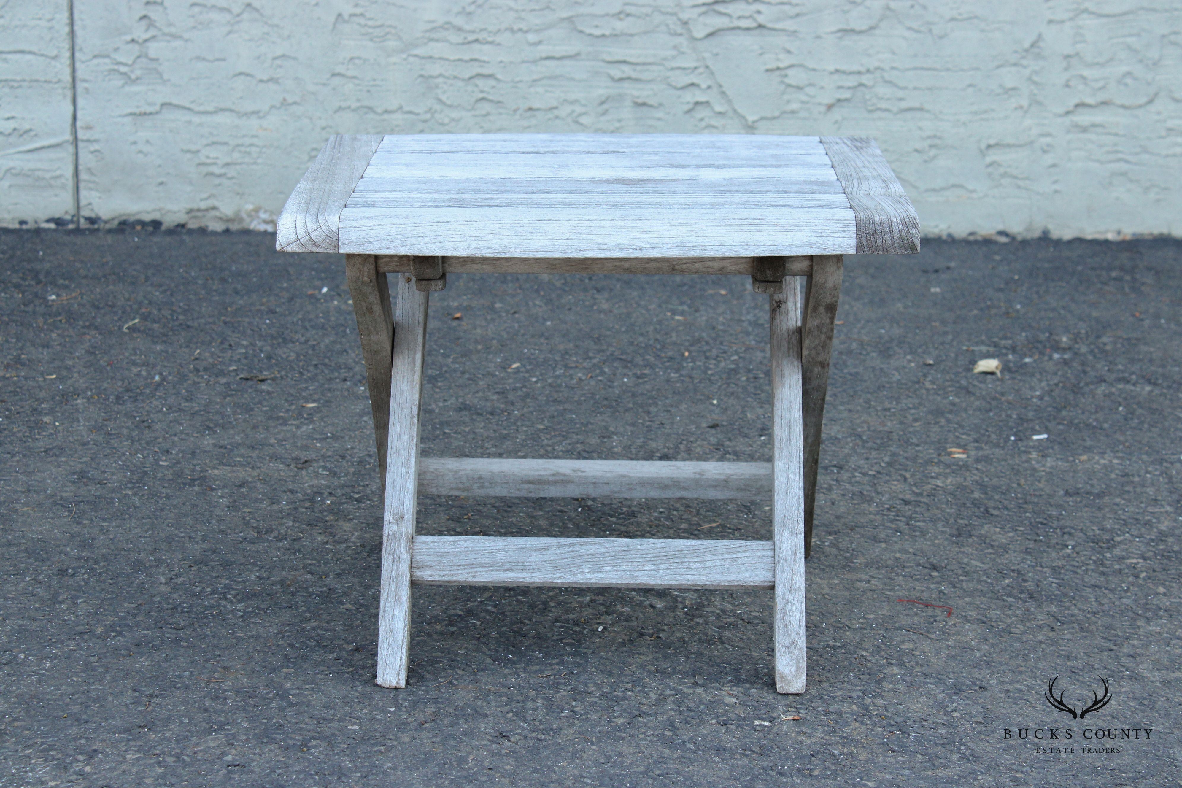 Kingsley-Bate Outdoor Patio 'St. Tropez' Teak Side Table