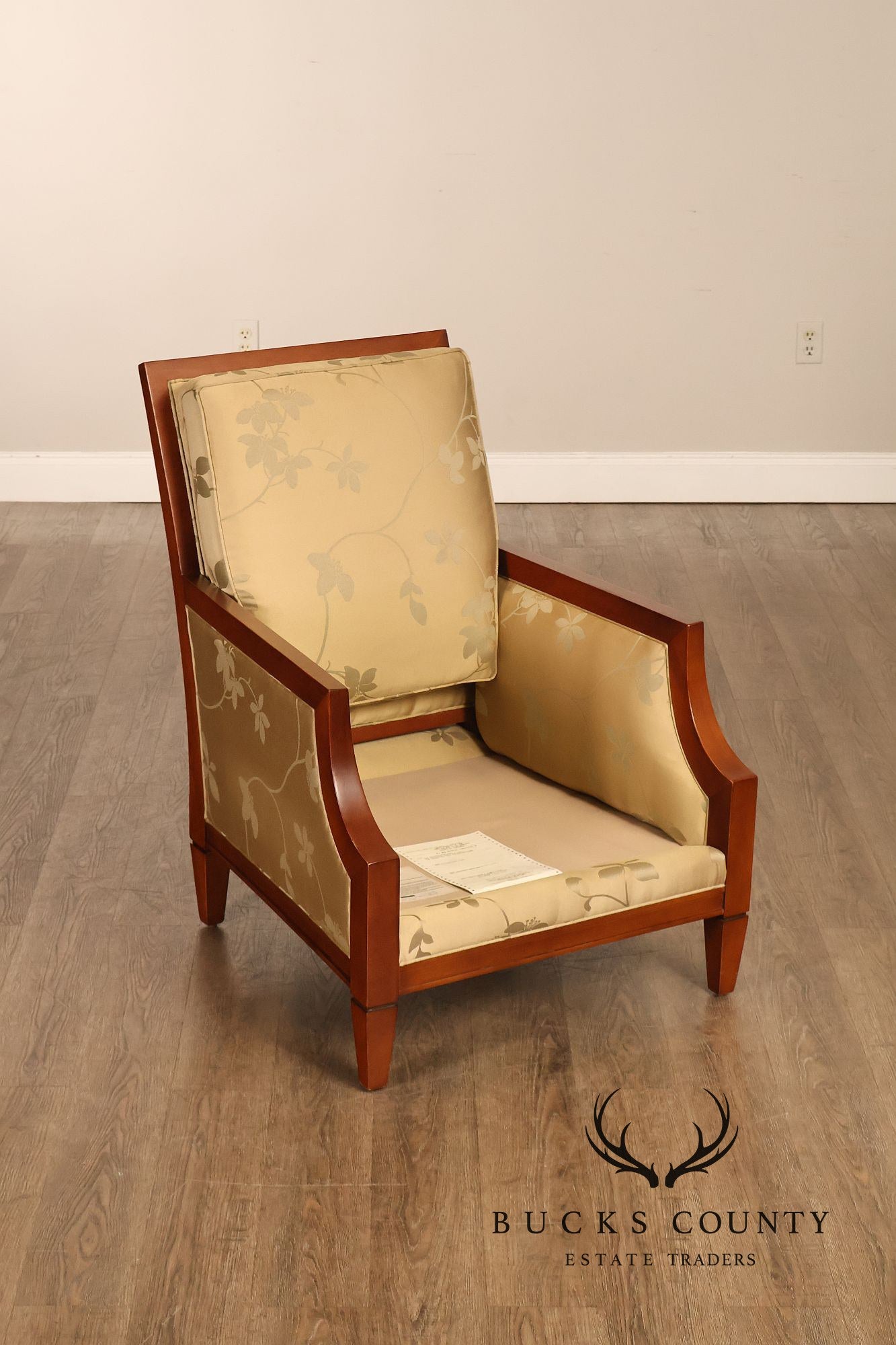 Thomasville Contemporary Pair of Lounge Armchairs