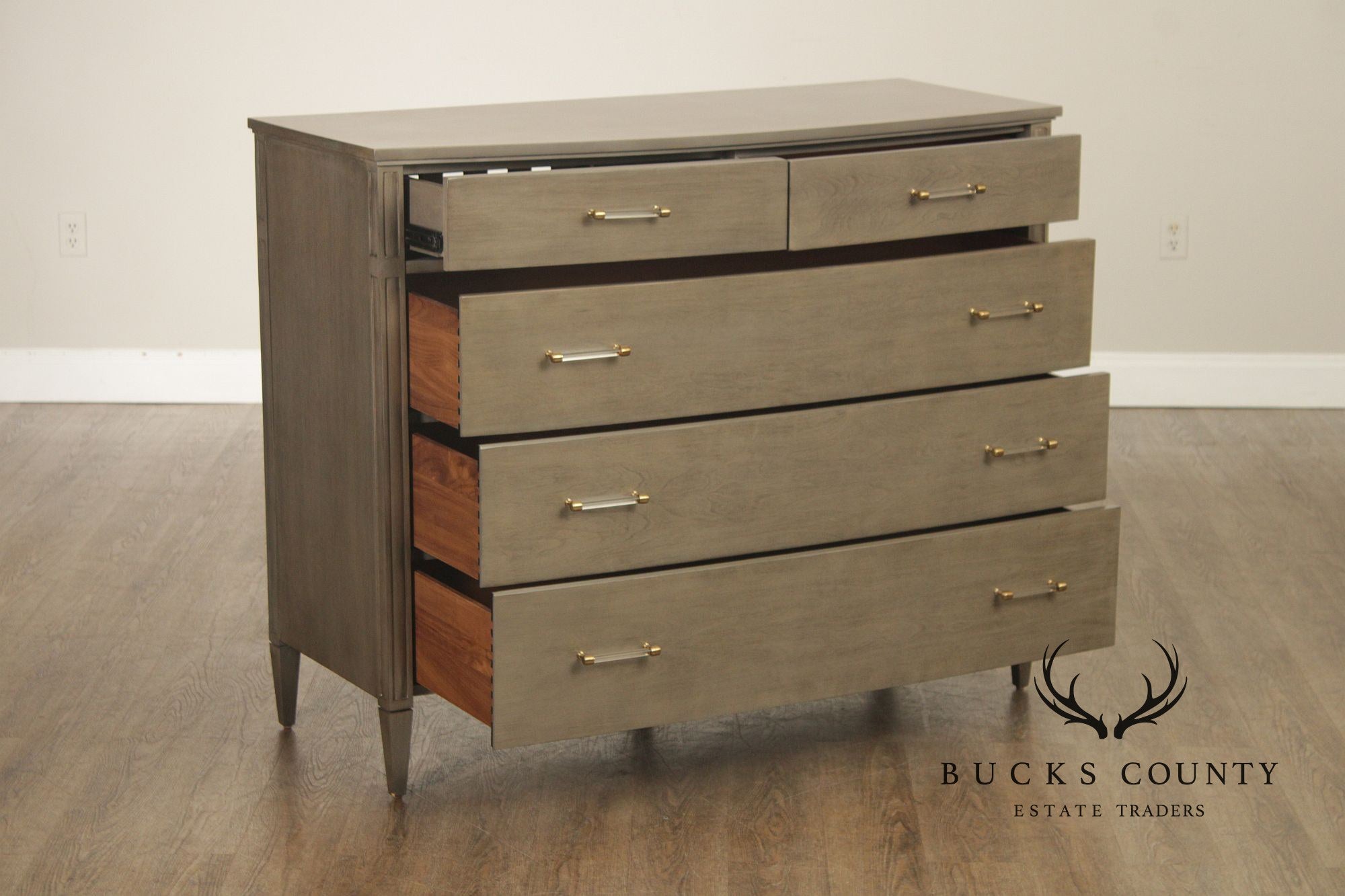 Stanley Furniture Mulholland Collection Gray Media Chest