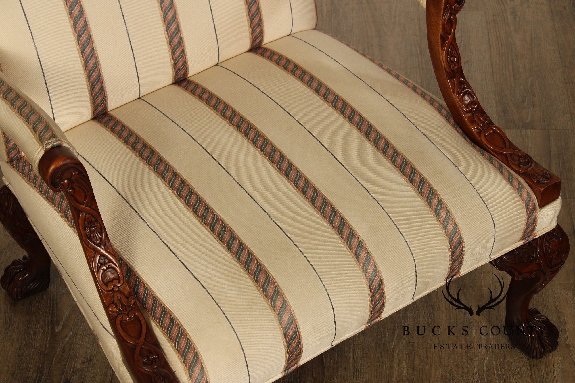 Henredon Historic Natchez Collection Mahogany Armchair