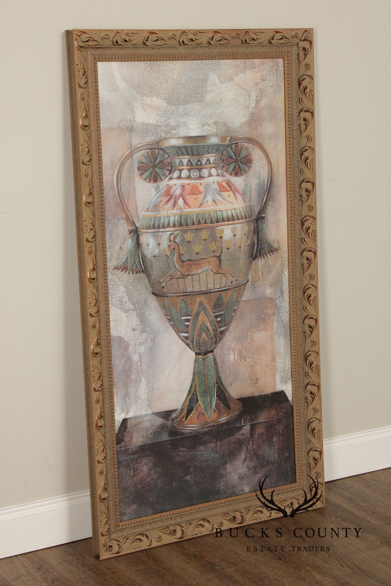 Dennis Carney Framed Print, 'Vase of Thebes I'