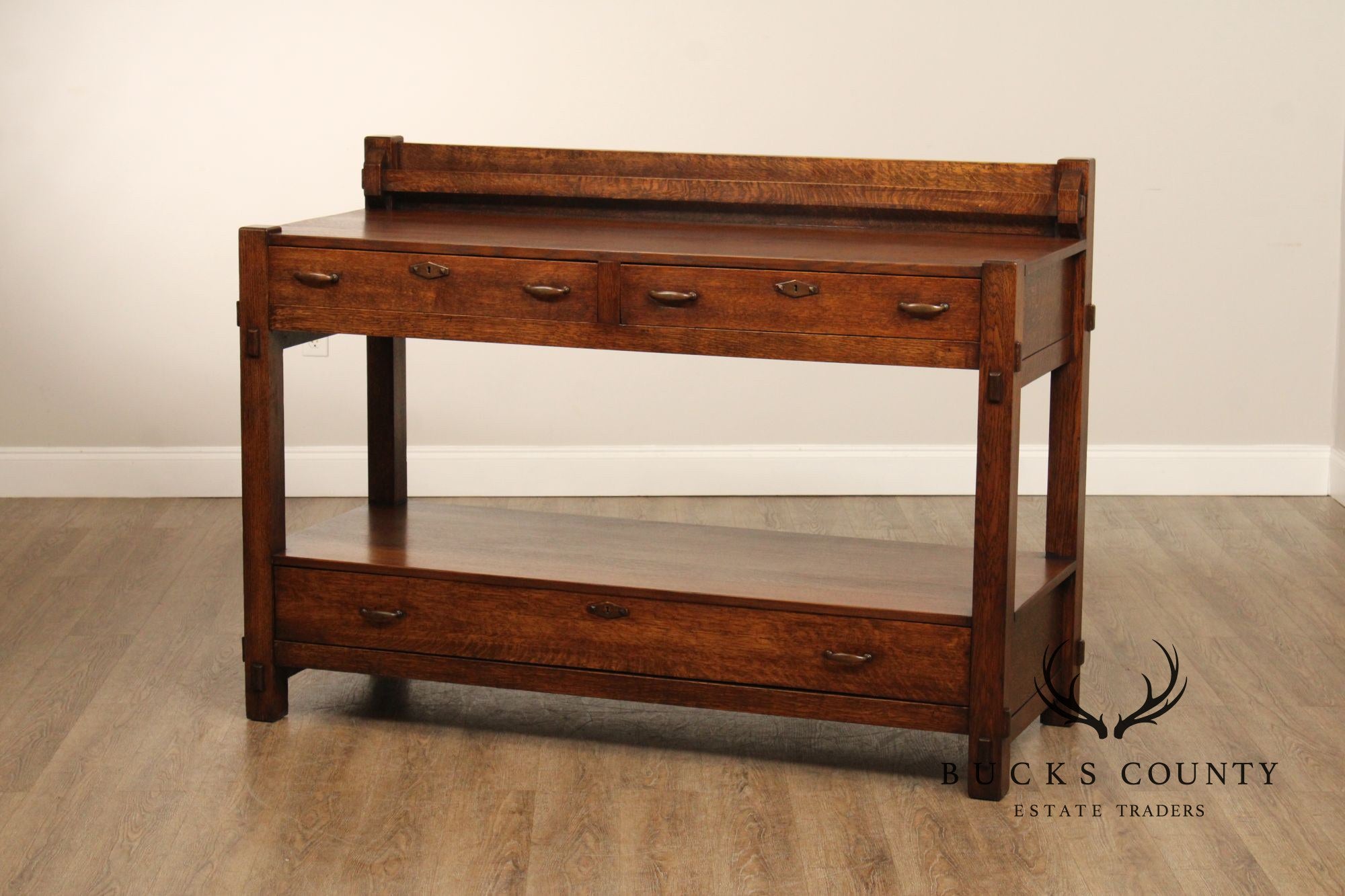 Charles Stickley Antique Mission Oak Sideboard Buffet