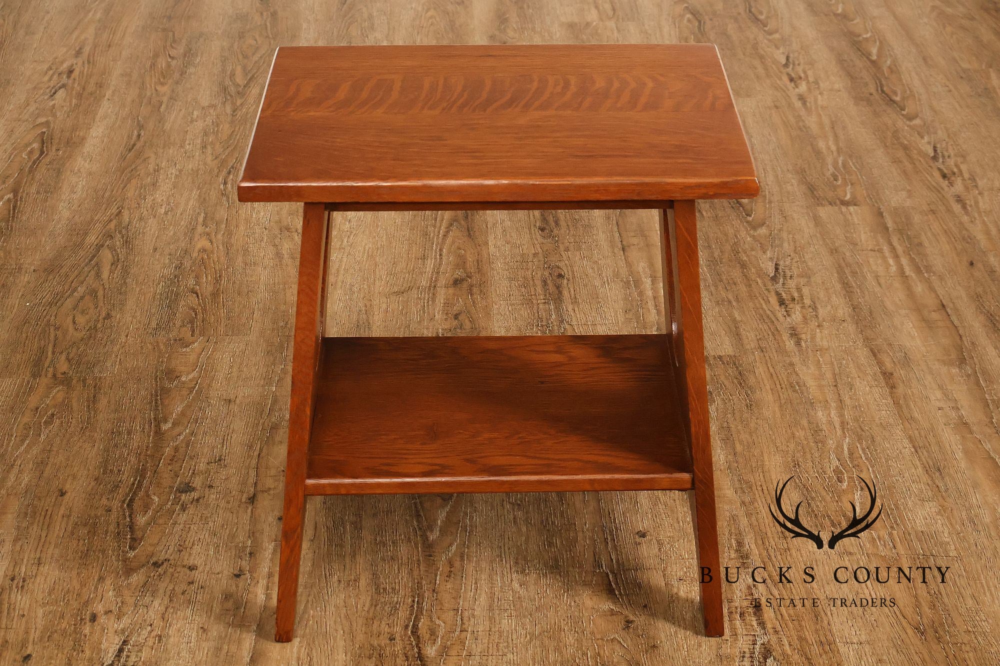 Arts And Crafts Mission Oak Tabouret