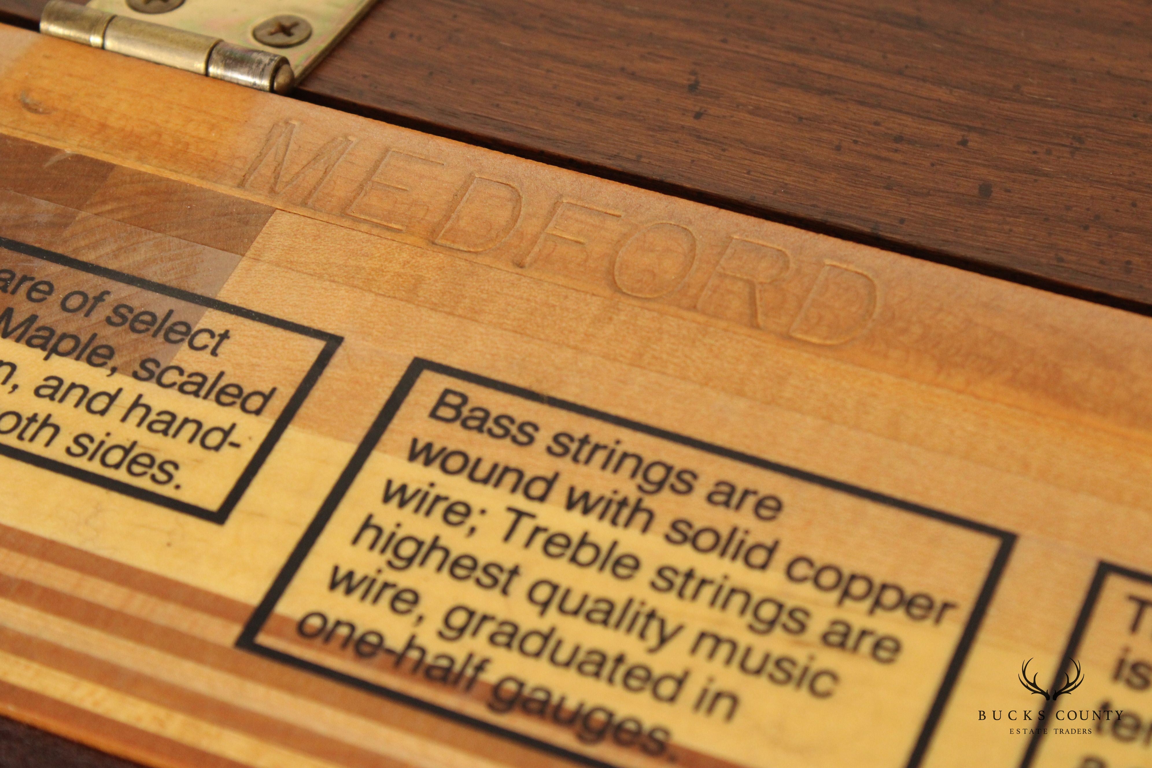 Rudolf Conservatory Oak Upright Piano With Marantz Pianocorder And Bench