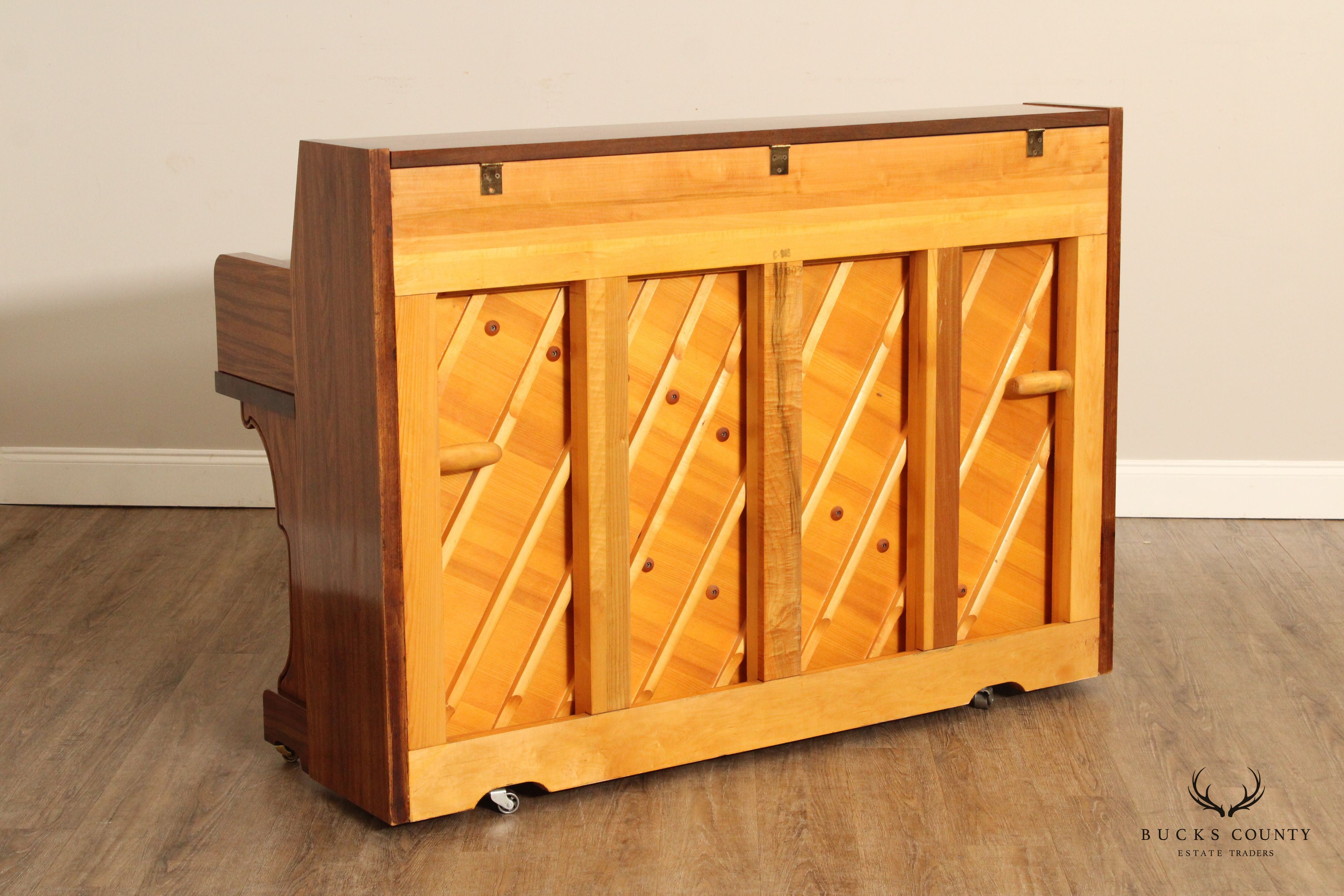 Rudolf Conservatory Oak Upright Piano With Marantz Pianocorder And Bench