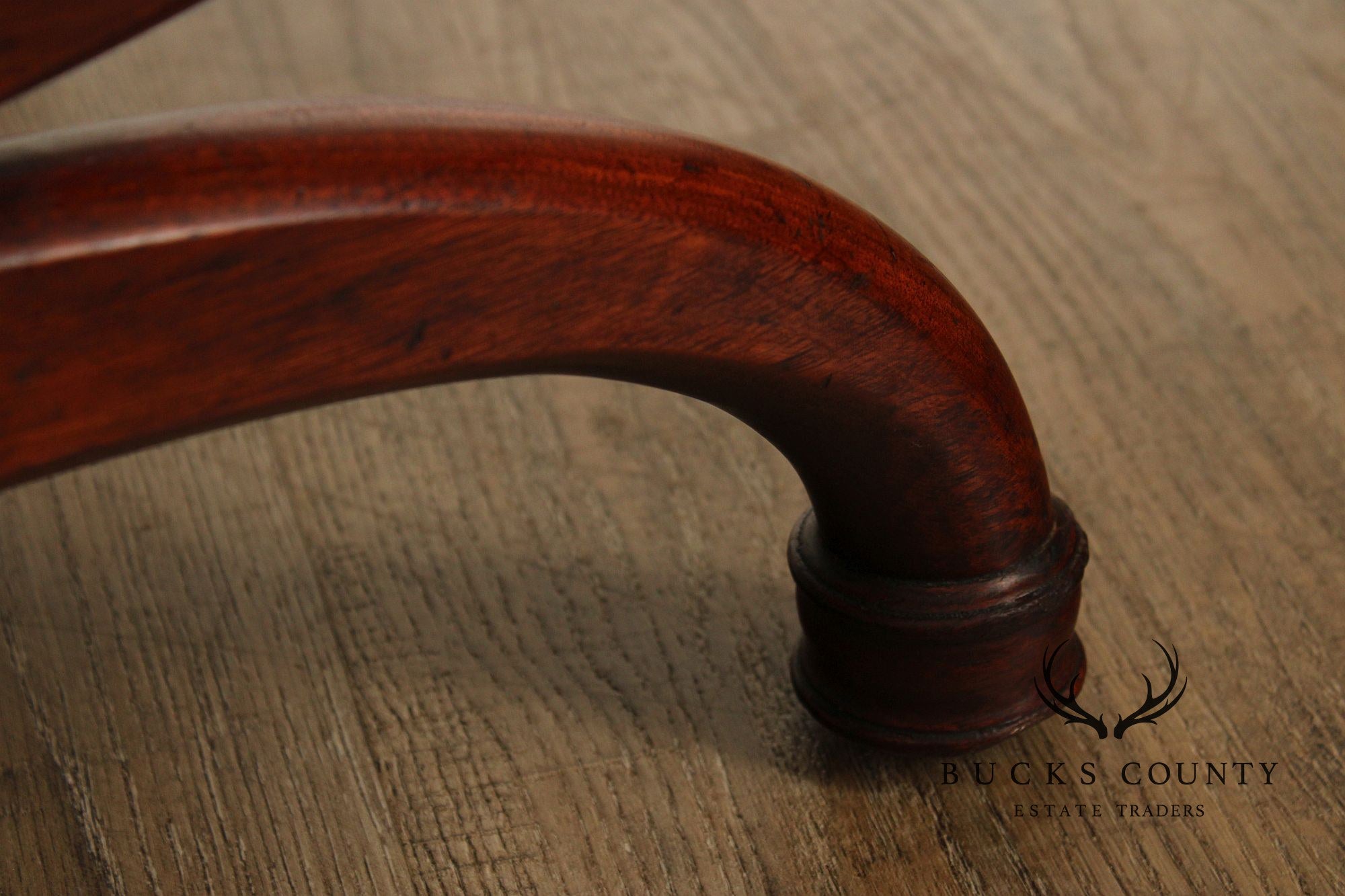 Antique Regency Style Mahogany Curule Stool