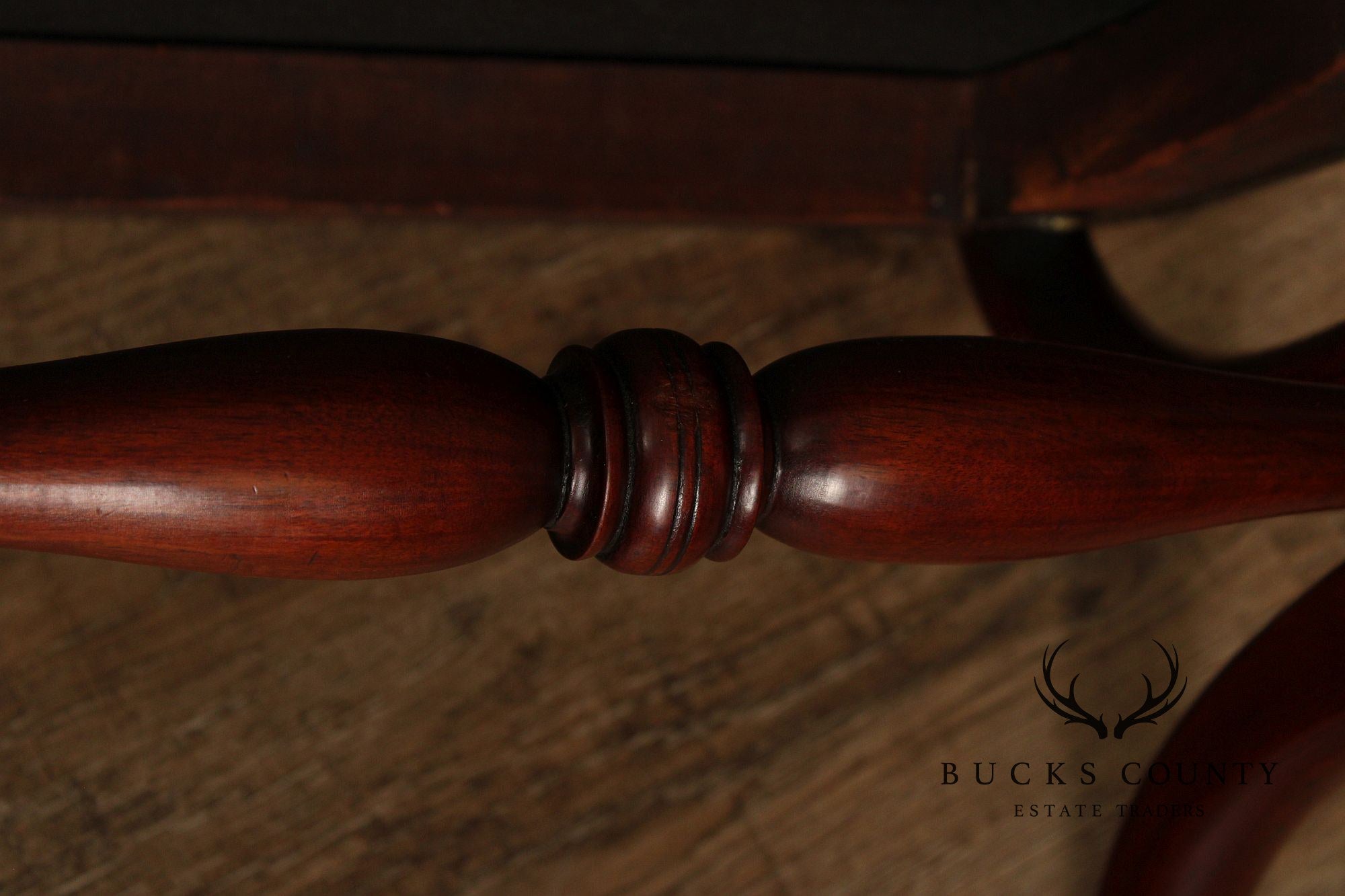 Antique Regency Style Mahogany Curule Stool