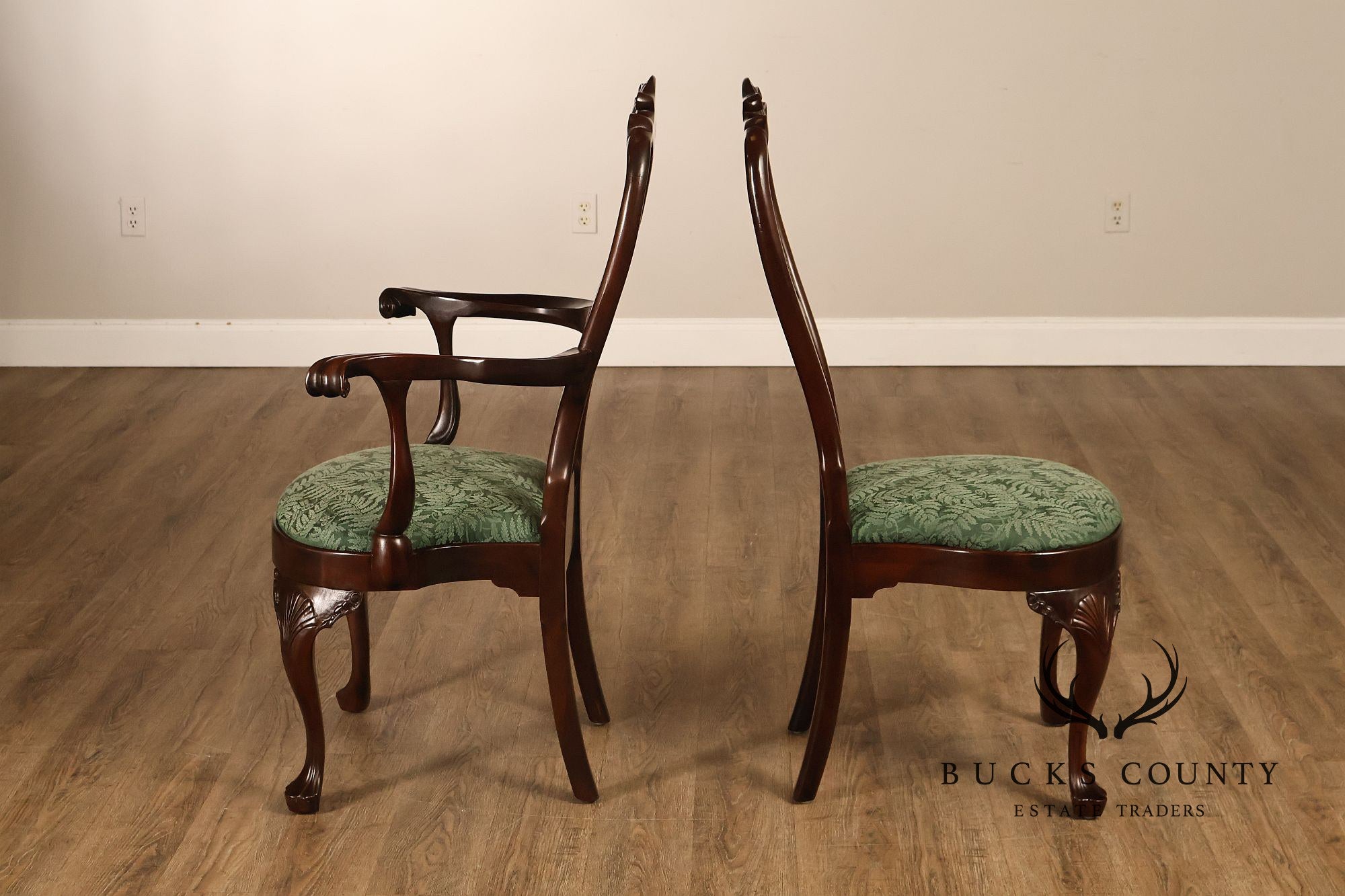 Henredon 'Rittenhouse Square' Set of Six Mahogany Dining Chairs