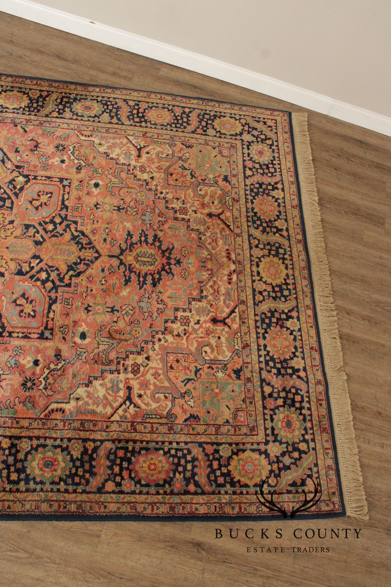 Karastan Heriz Style Room Size Wool Rug 8.8 X 12
