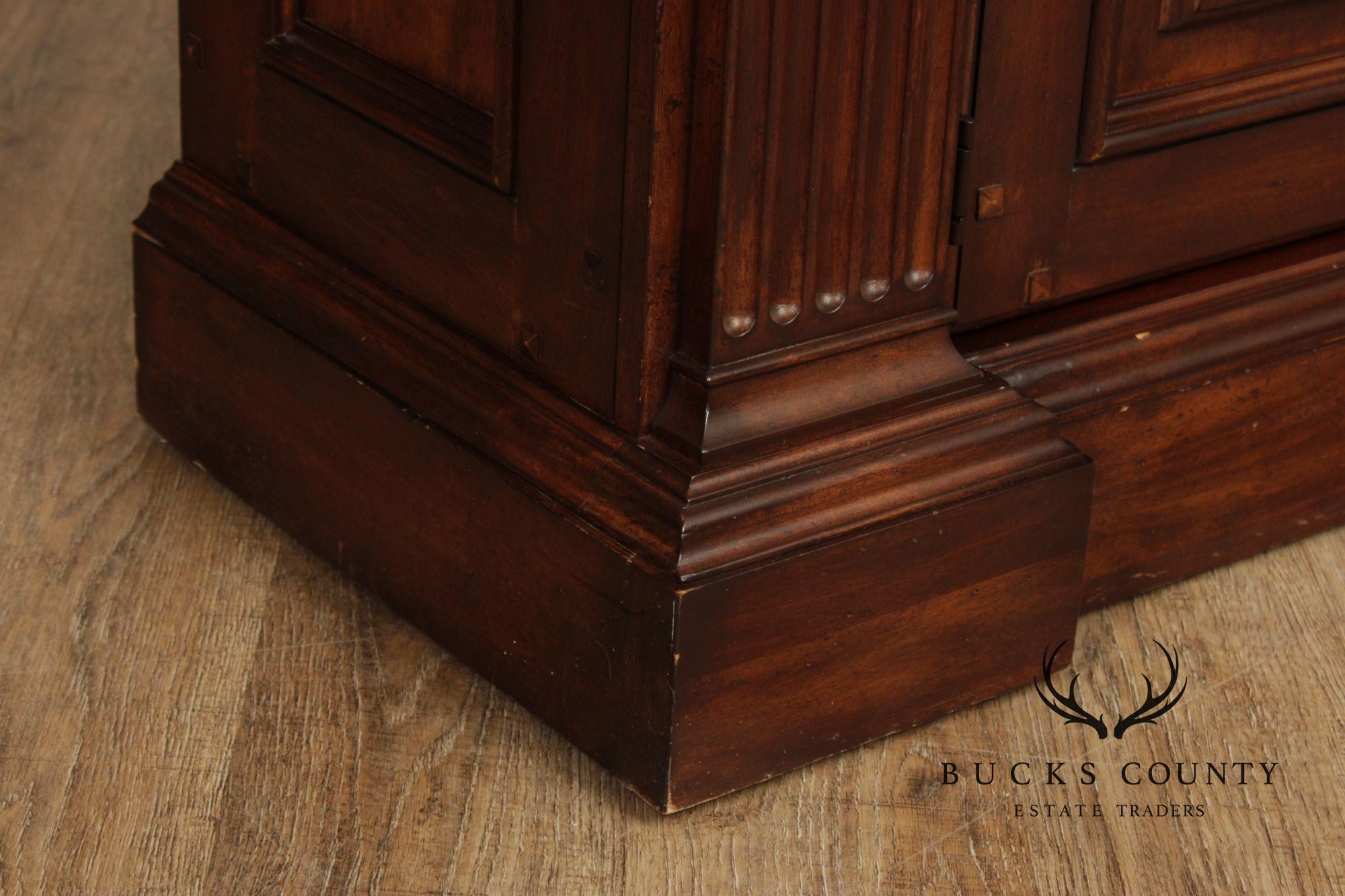 Neoclassical Style Double Bookcase