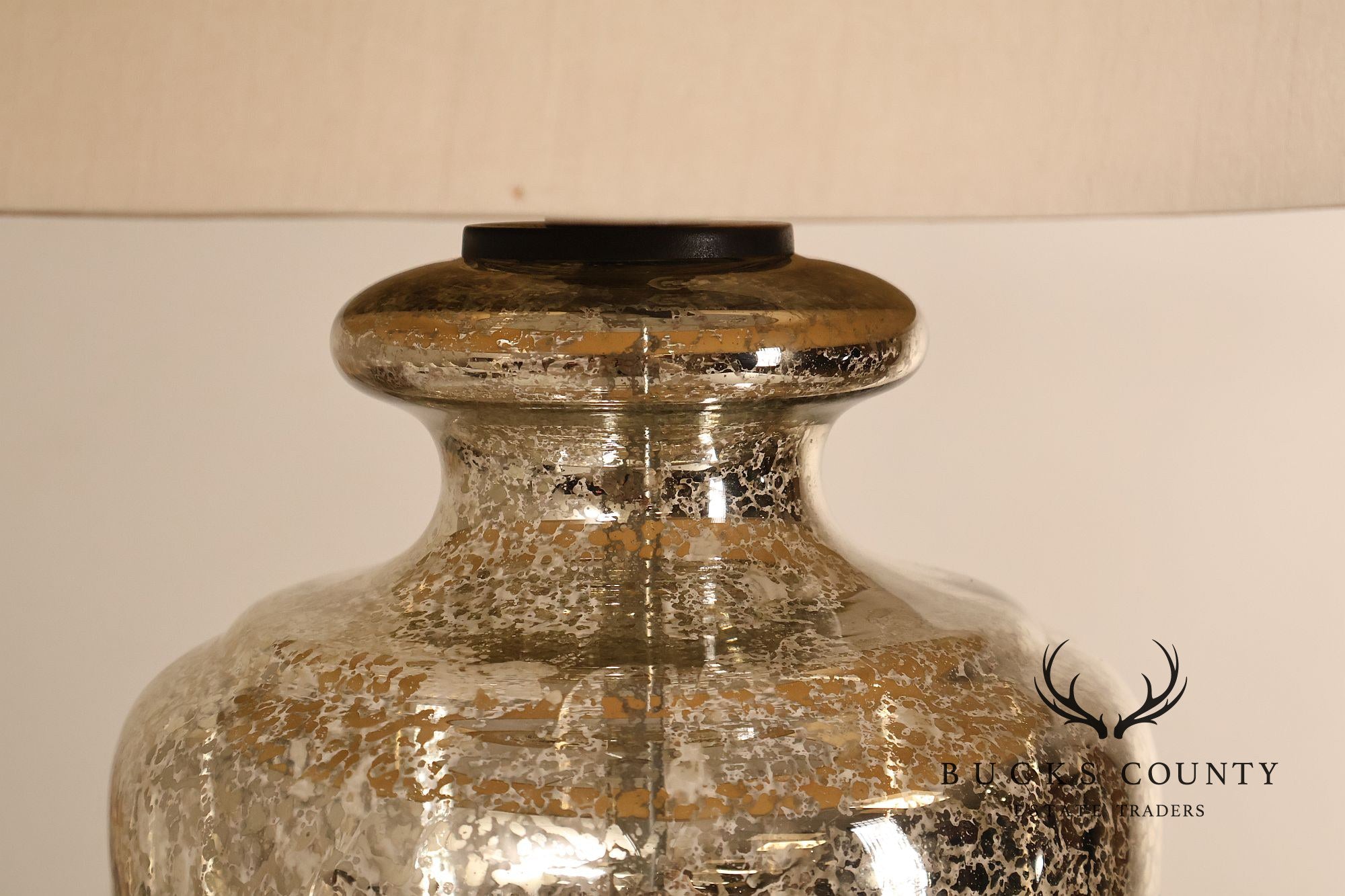 Contemporary Mercury Glass Table Lamp