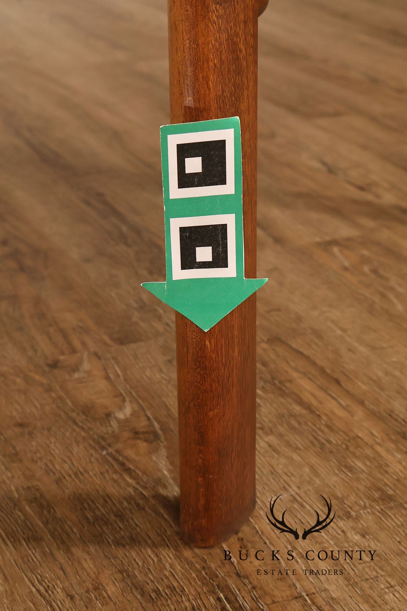 Danish Modern Vintage Square Laminate Top Teak End Table