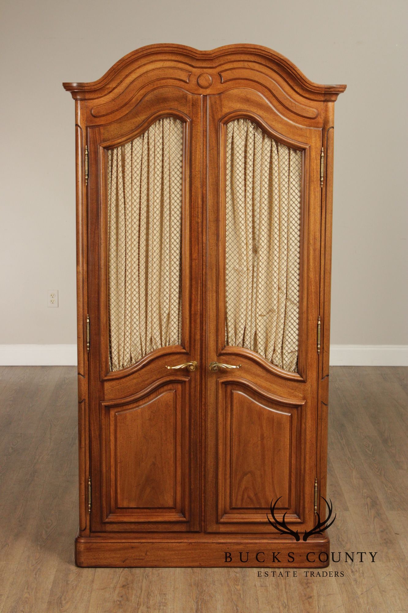 John Stuart French Louis XVI Style Pair of Vintage Armoires