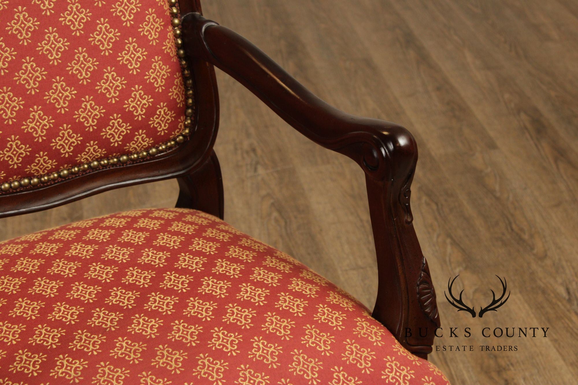 Andre Originals French Louis XV Style Set Of Eight Dining Chairs