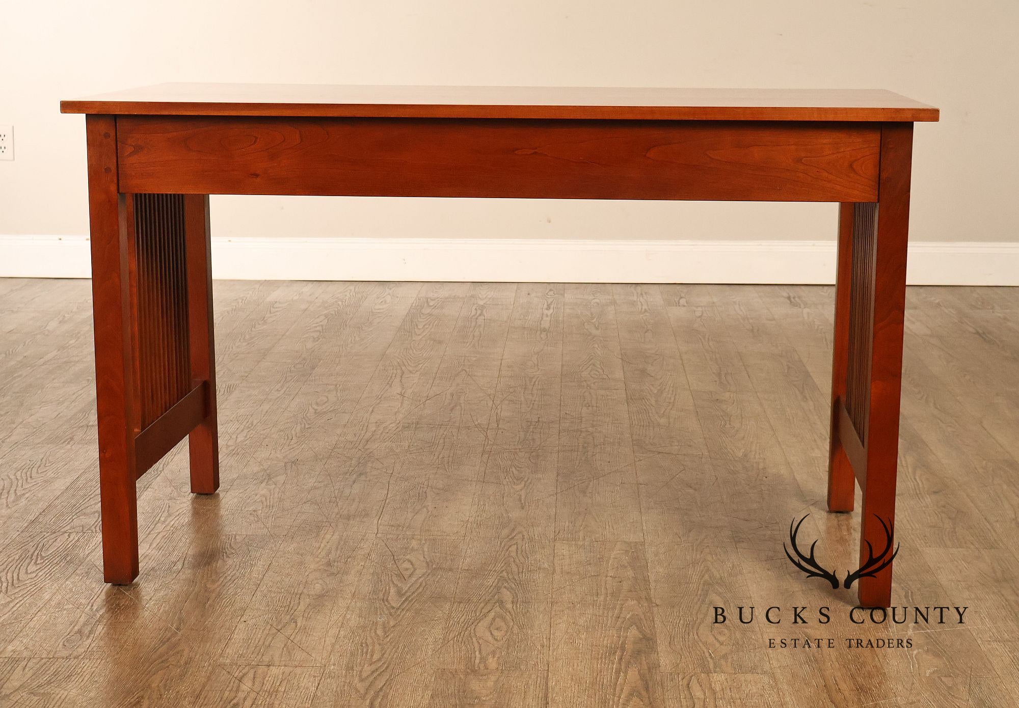 Stickley Mission Collection Cherry Spindled Writing Desk