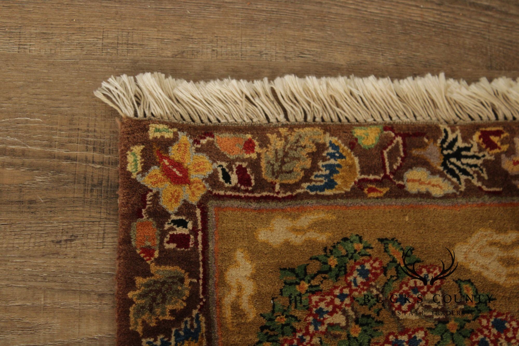 Arts & Crafts Style Wool Area Rug