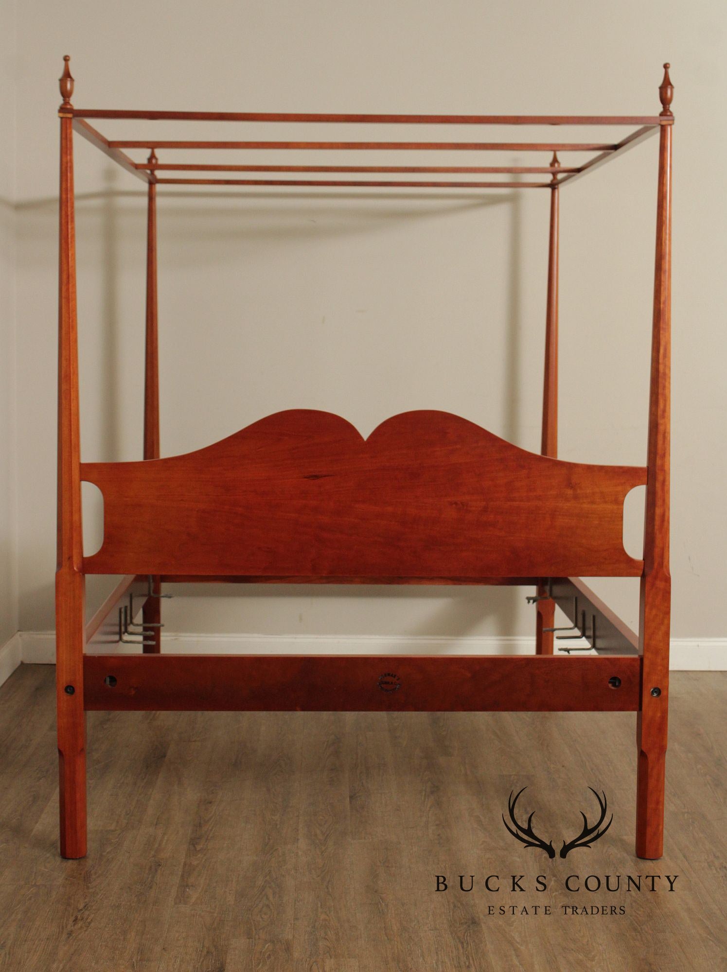 Norman’s Reproductions Solid Cherry Queen Size Four Poster Canopy Bed
