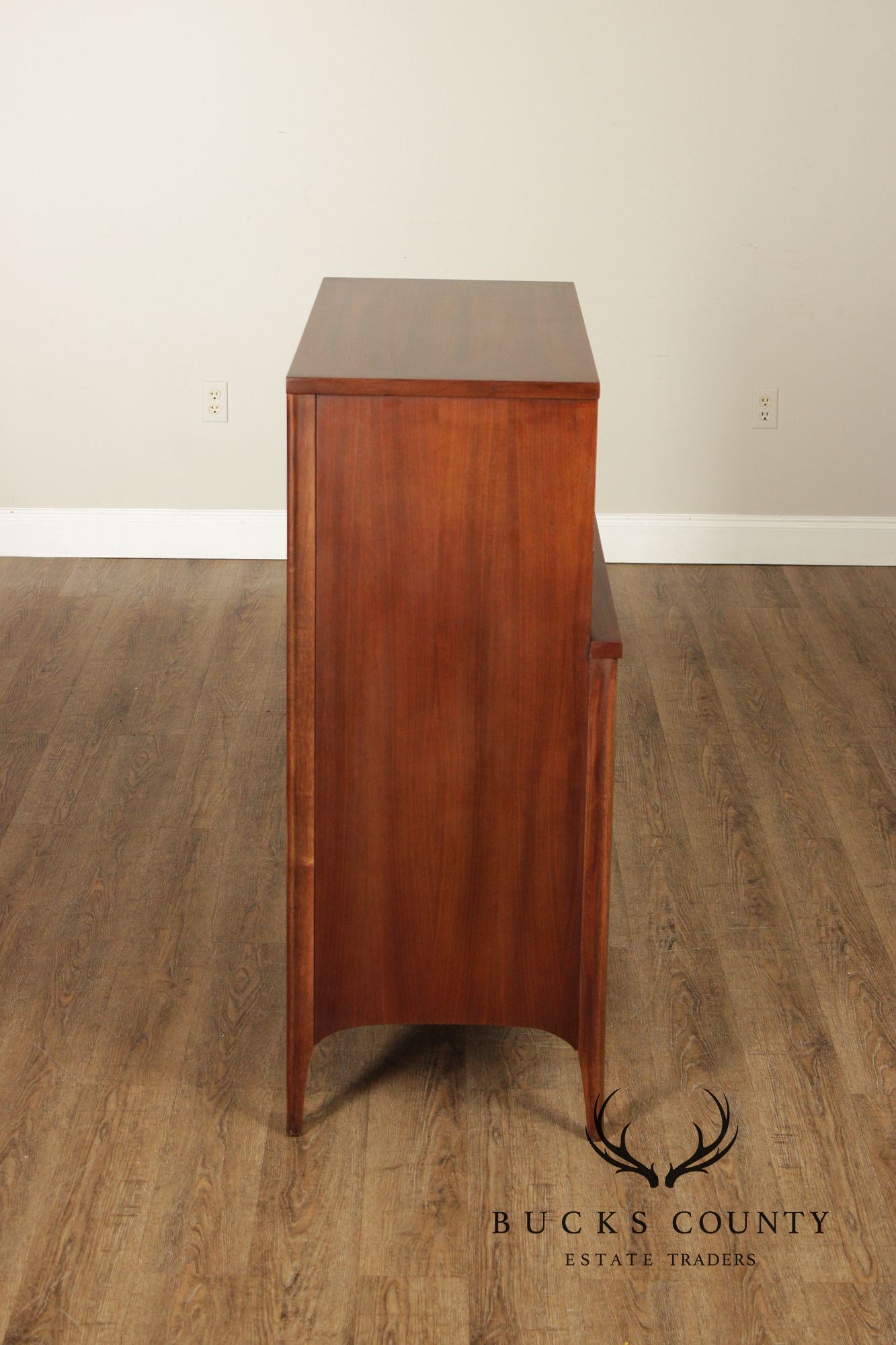 Kent Coffey 'Perspecta' Walnut And Rosewood Tall Chest