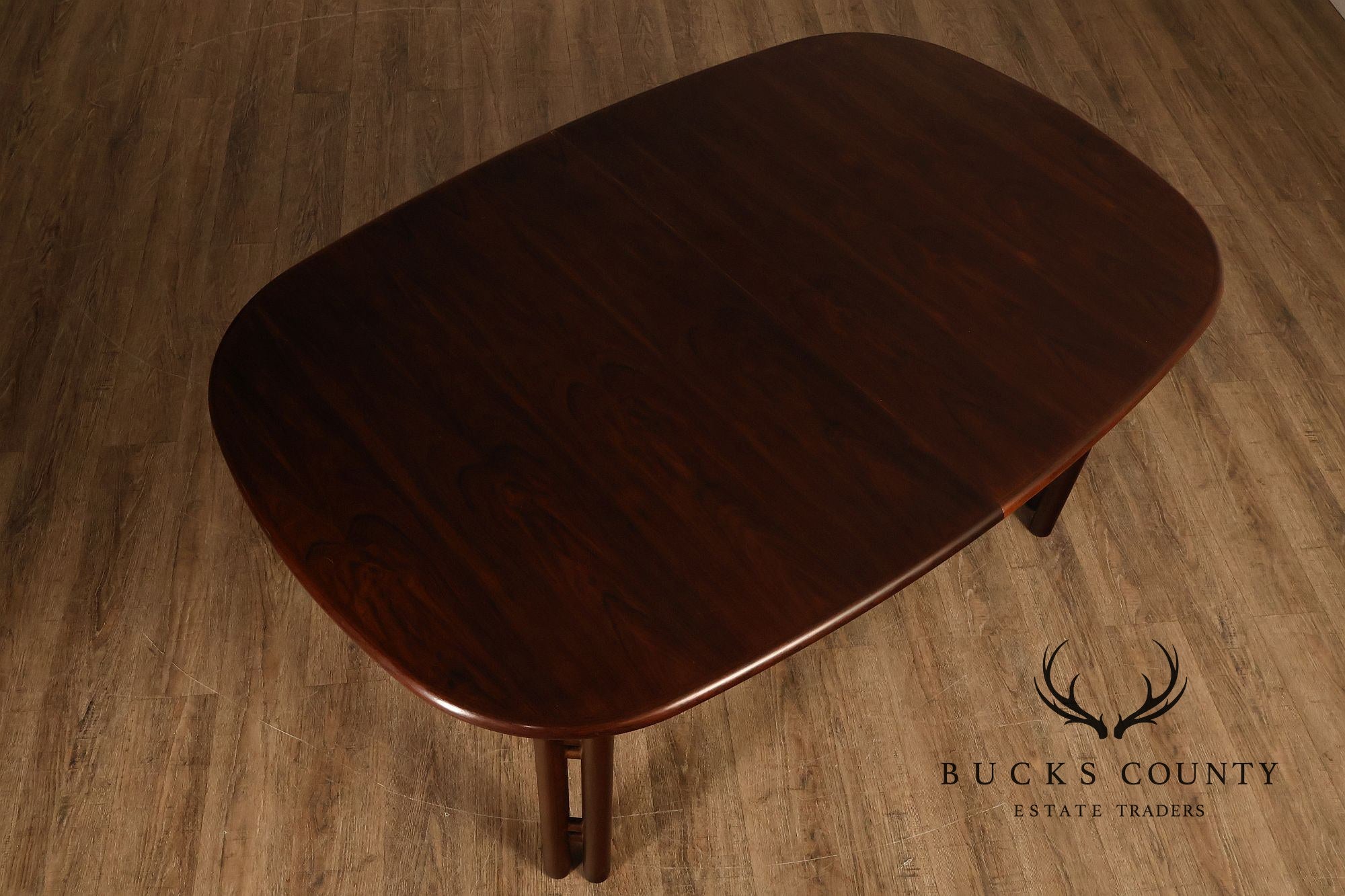 Danish Modern Rosewood Extension Dining Table With Two Leaves By Boltinge