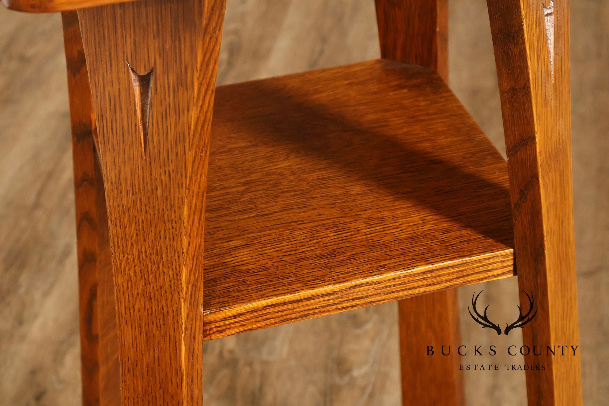Stickley Mission Collection Tom Jones Oak Drink Stand