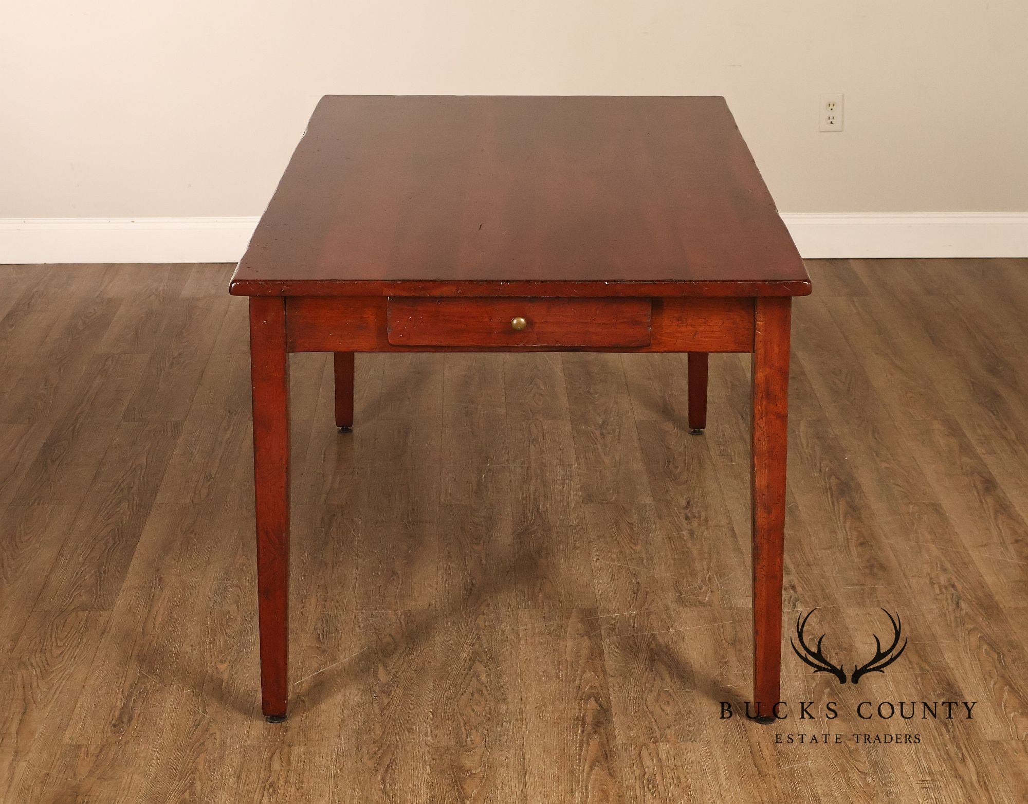 Wright Shaker Style Cherry Dining Table Farmhouse Table