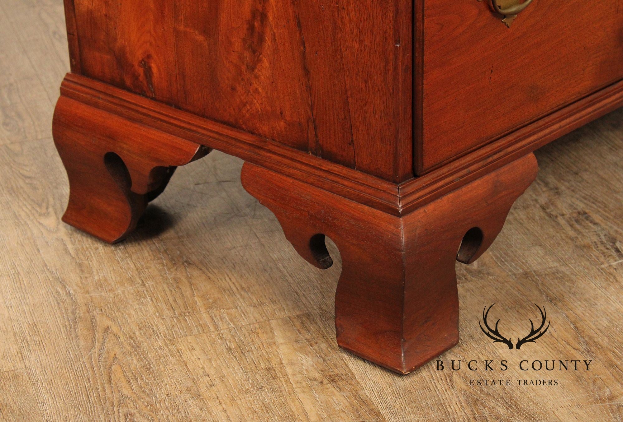 Antique Philadelphia Chippendale Walnut Chest of Drawers