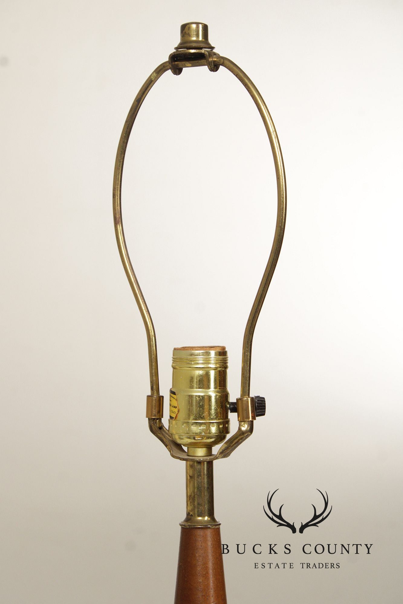 Mid Century Modern Cork Table Lamp