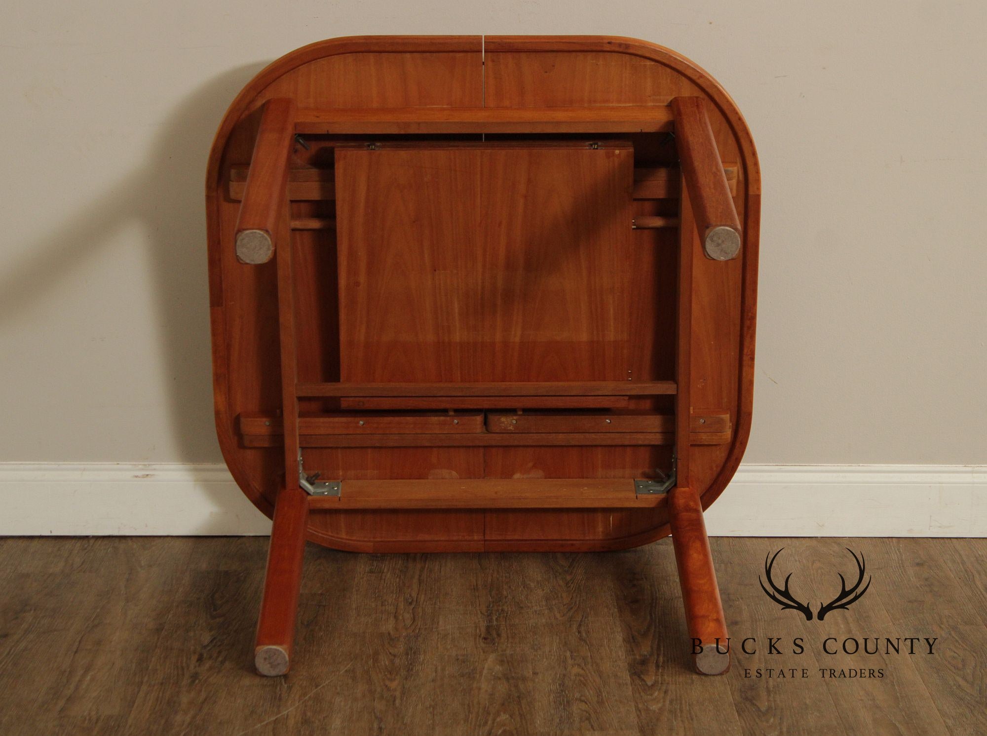 Danish Modern Style Teak Expandable Dining Table