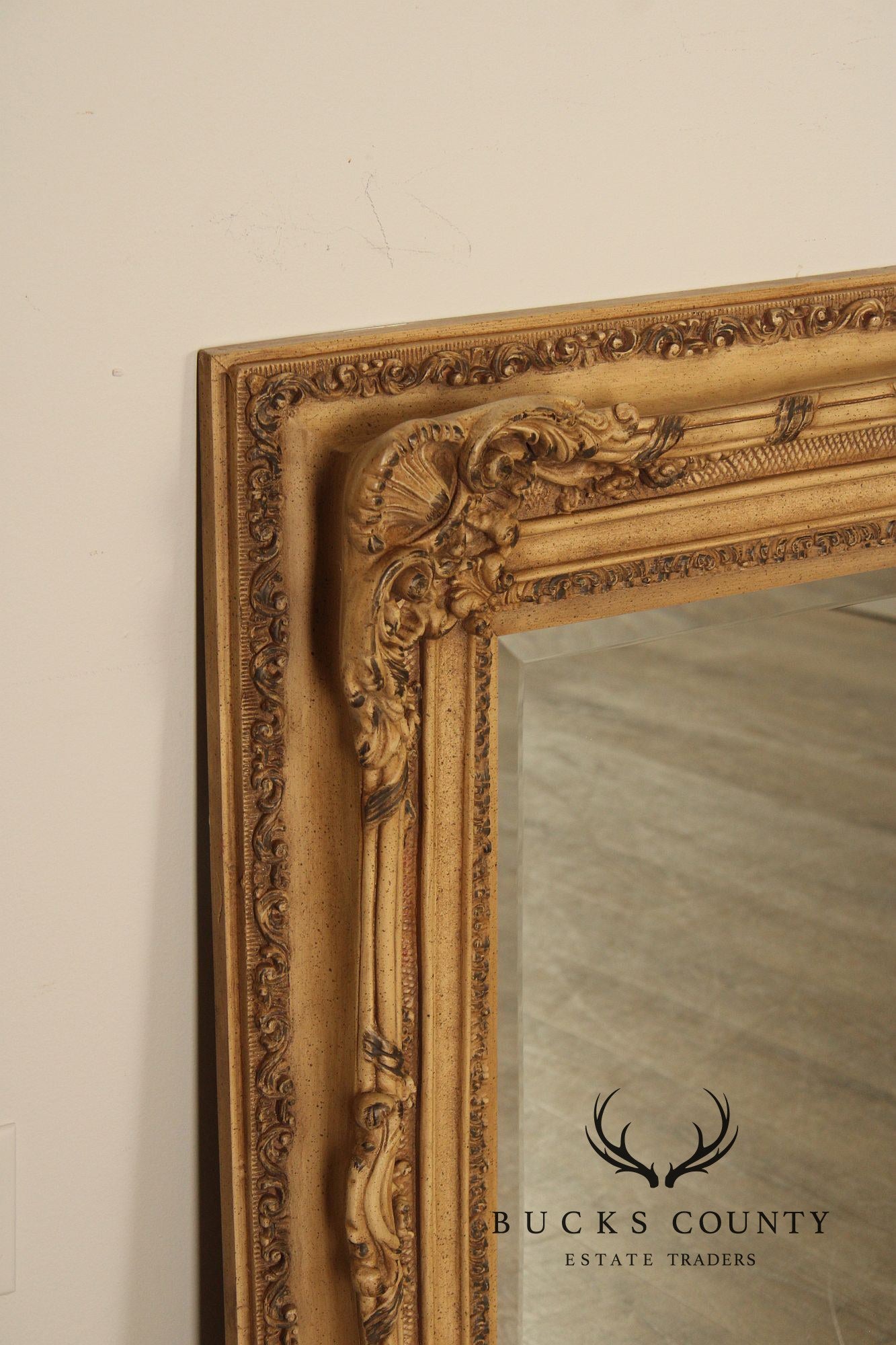 Timeless Reflections Baroque Style Gilt Framed Wall Mirror