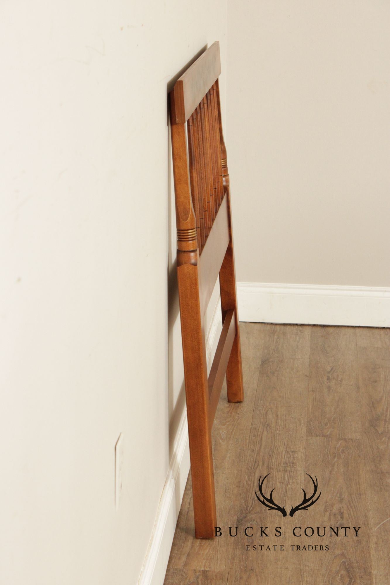 Hitchcock Early American Style Pair of Painted Twin Headboards