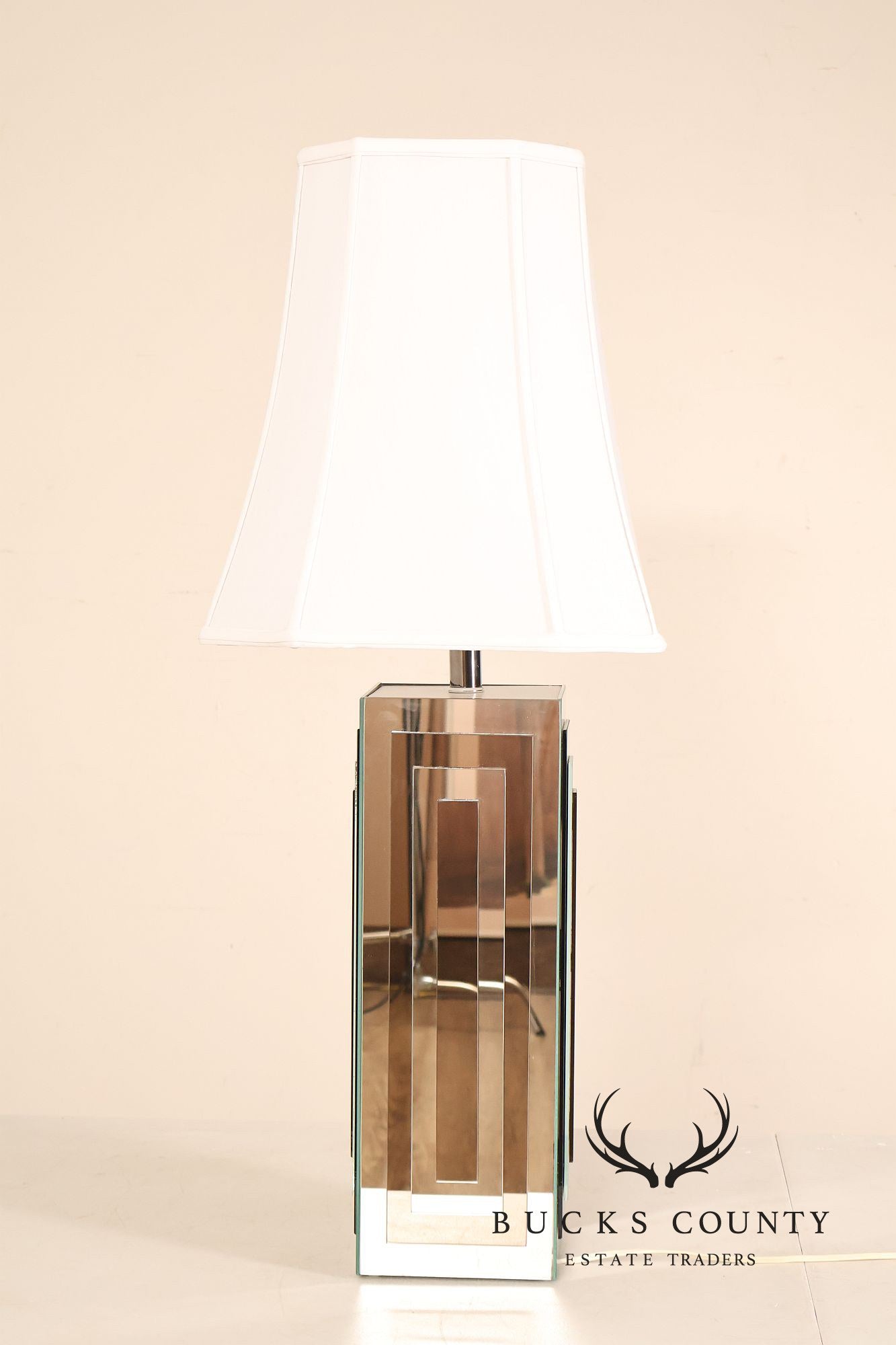 Ello Hollywood Regency Mirrored Table Lamp