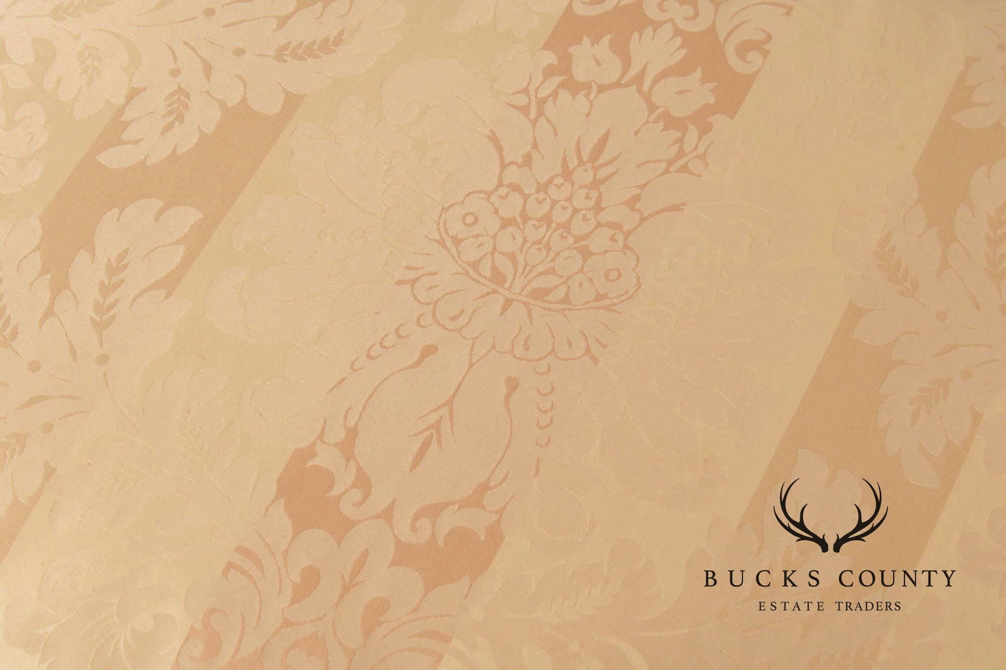 Century Furniture Pair of Fringed Ottomans