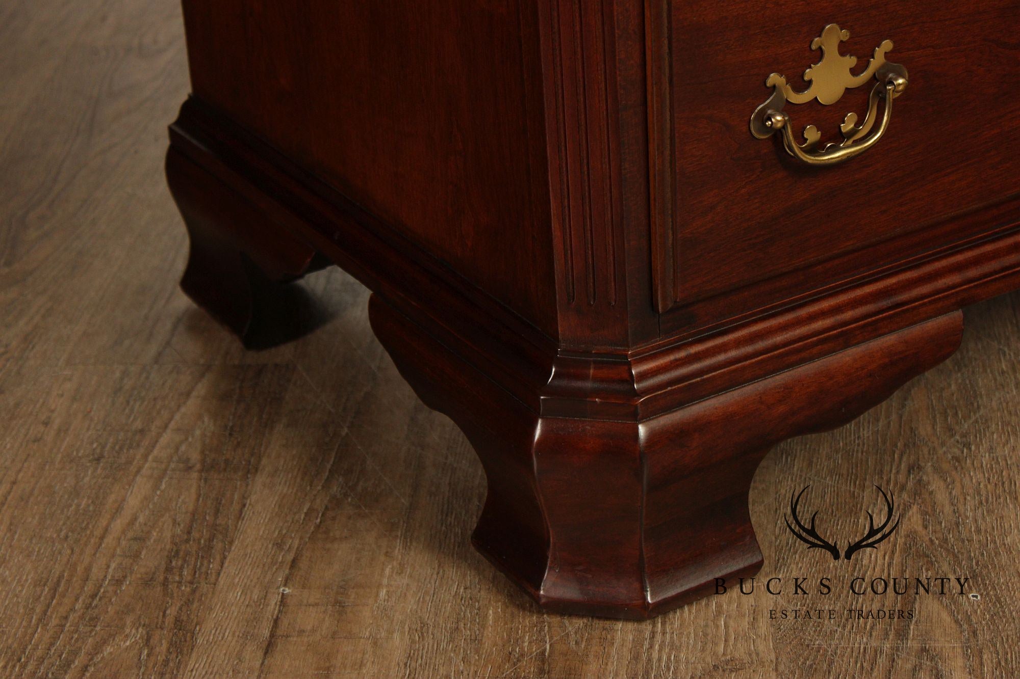 Drexel Chippendale Style Cherry Door Dresser